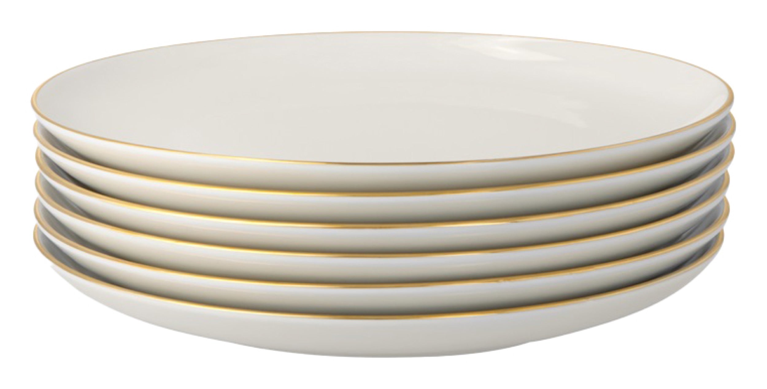 Zestaw talerzy porcelanowych dla 6 os. City beżowy