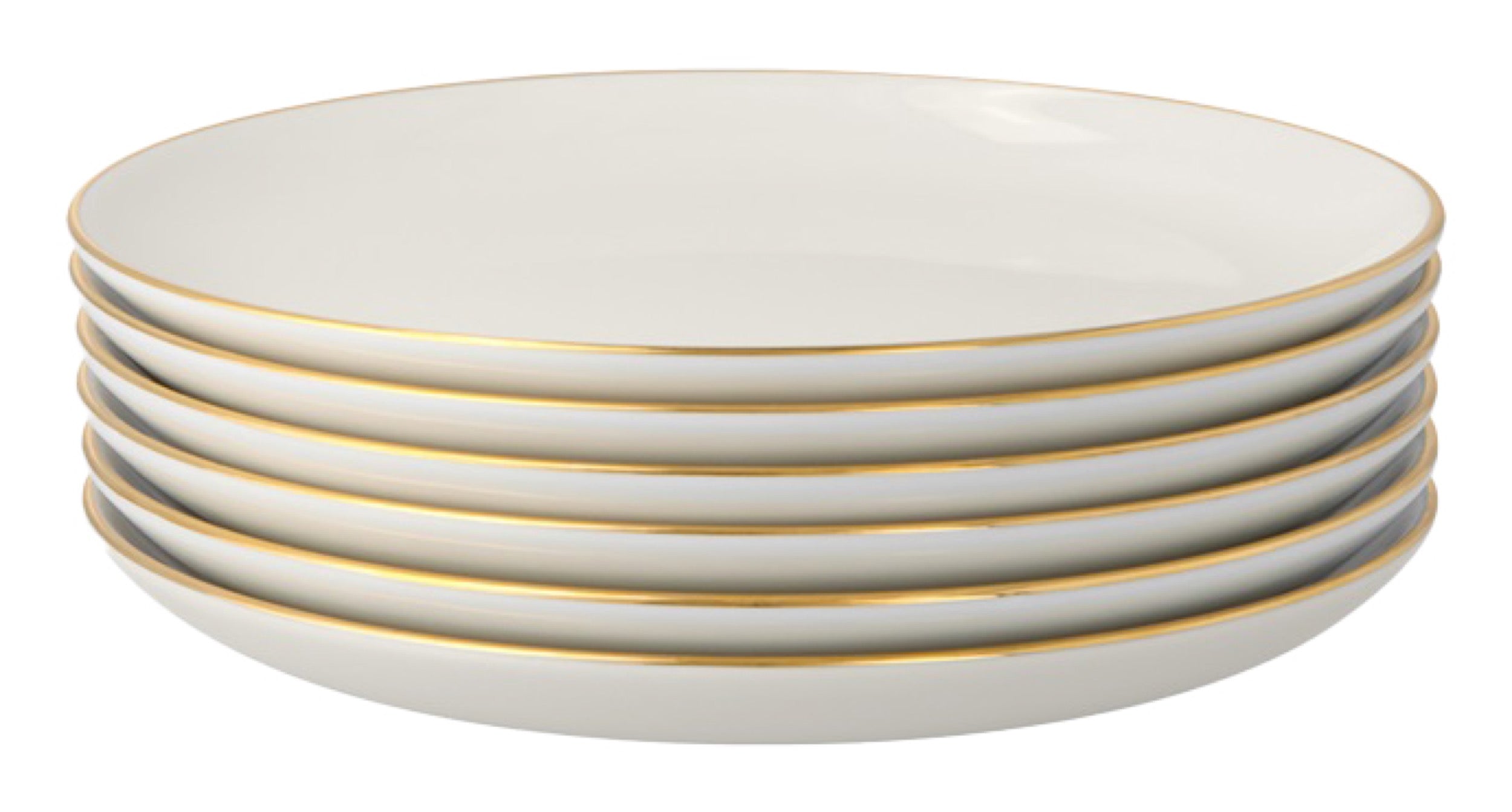 Zestaw talerzy porcelanowych dla 6 os. City beżowy