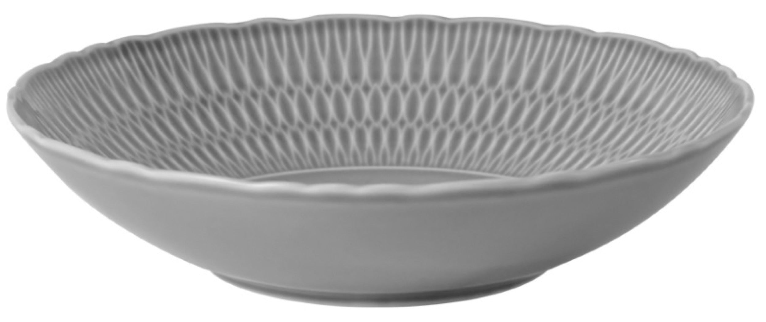 Zestaw talerzy porcelanowych dla 6 os. Sofia szary
