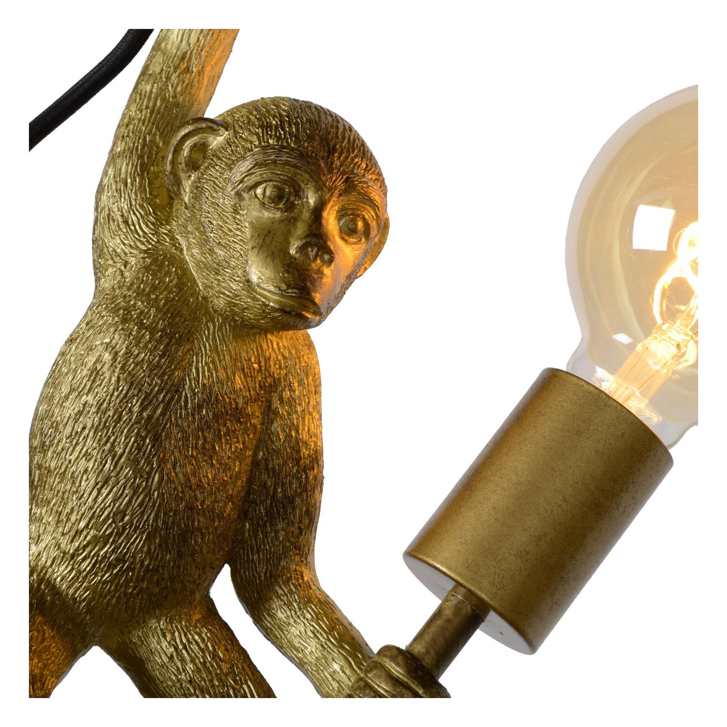 Kinkiet Chimp małpka złoty