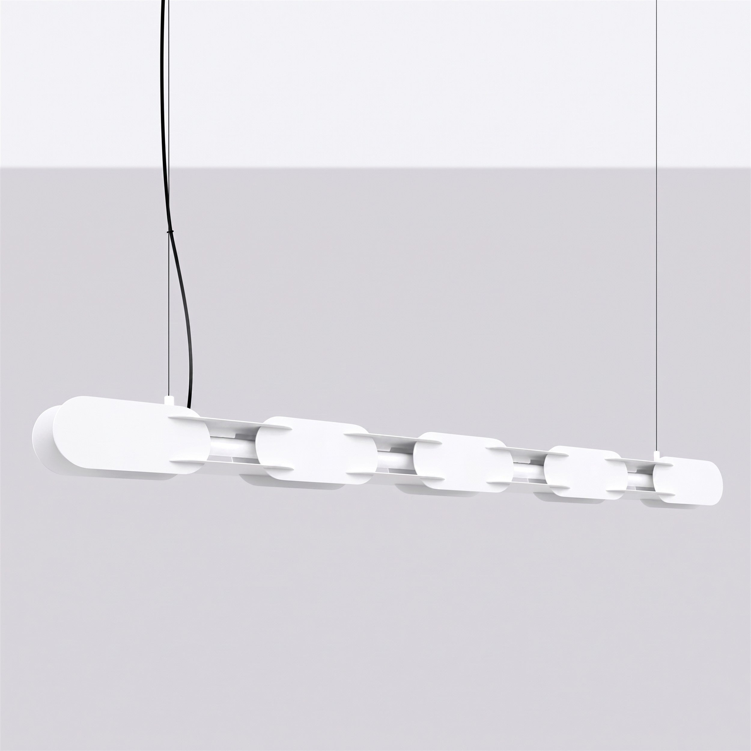Lampa wisząca Chain 158 cm LED biała