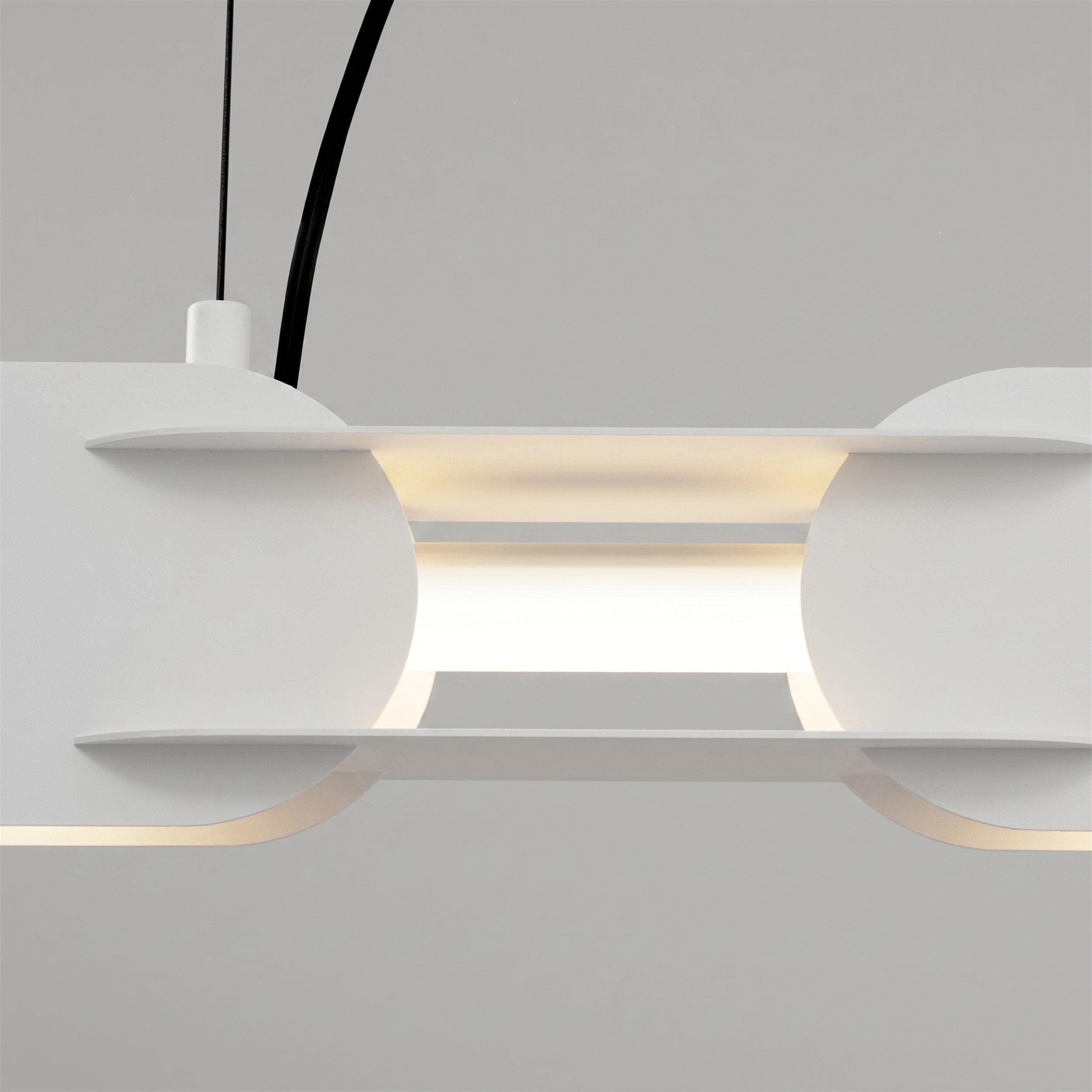 Lampa wisząca Chain 158 cm LED biała