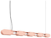 Lampa wisząca Chain 158 cm LED brzoskwiniowa