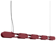 Lampa wisząca Chain 158 cm LED burgund