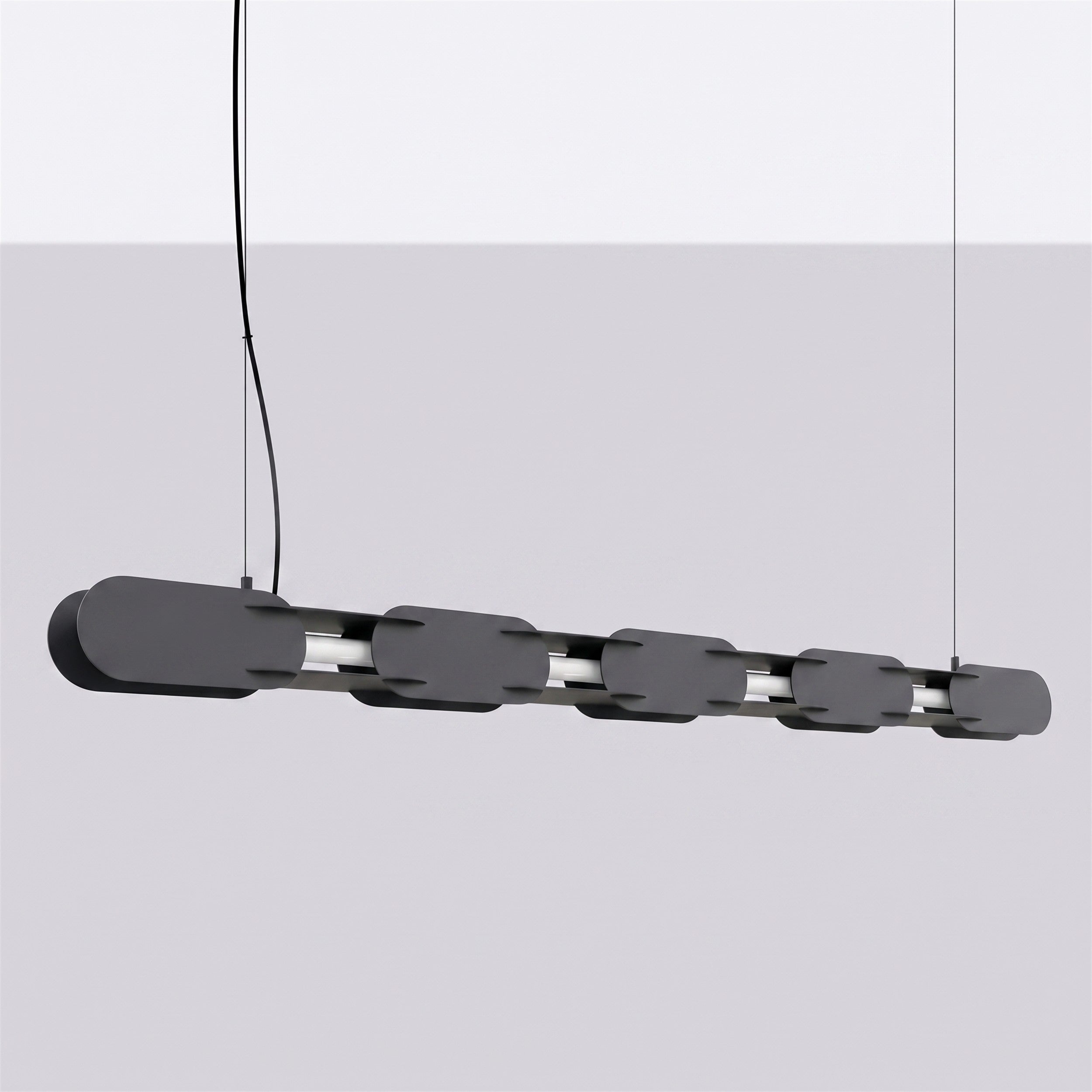 Lampa wisząca Chain 158 cm LED czarna