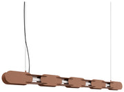 Lampa wisząca Chain 158 cm LED mocca