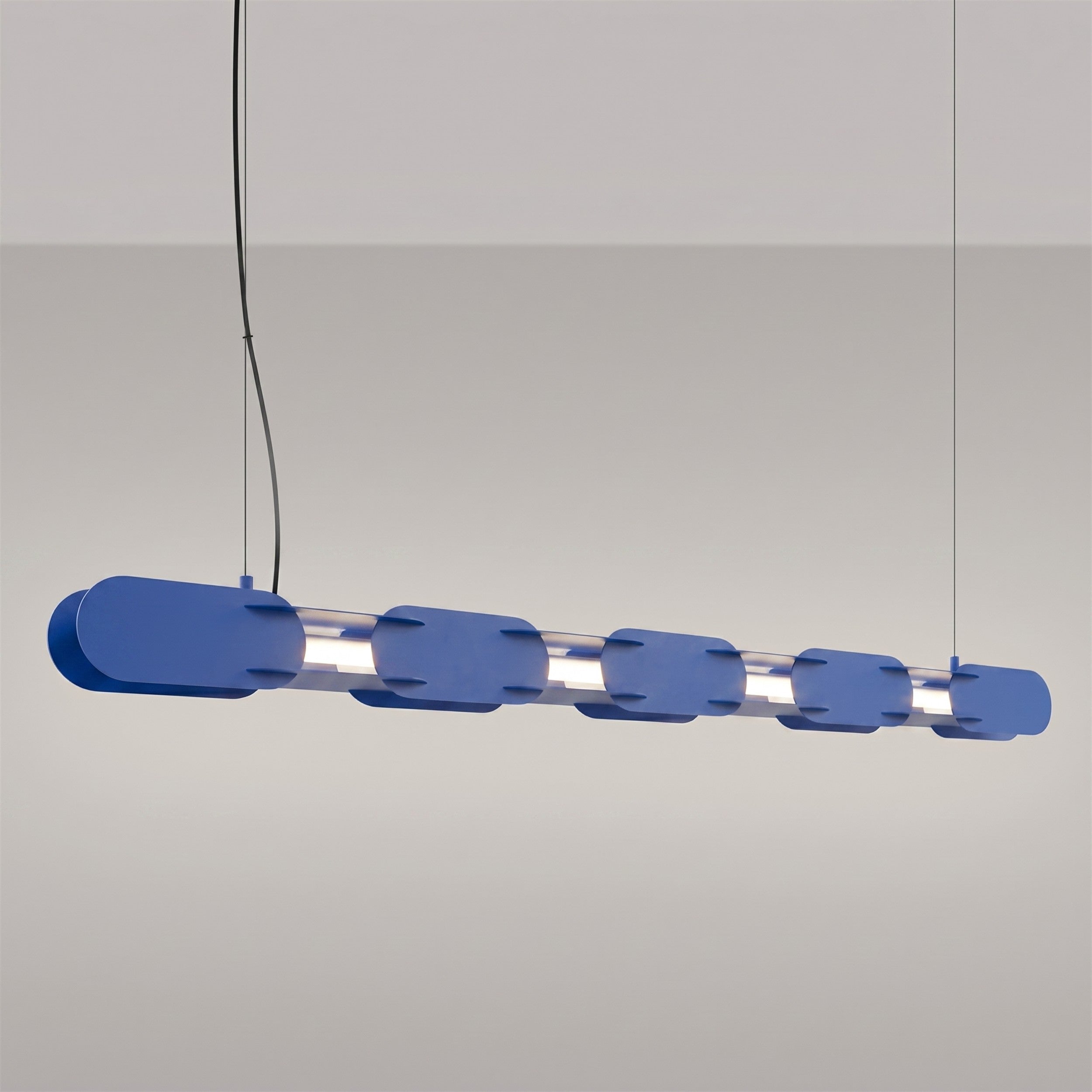 Lampa wisząca Chain 158 cm LED ultramaryna