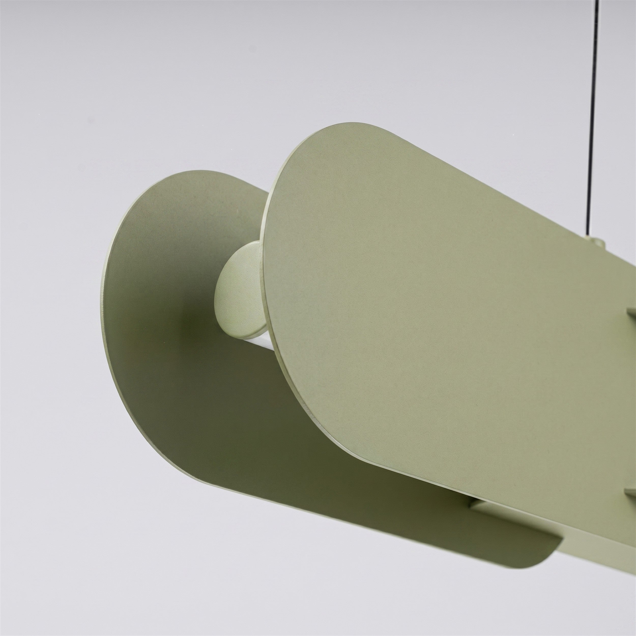 Lampa wisząca Chain 158 cm LED zielona oliwka