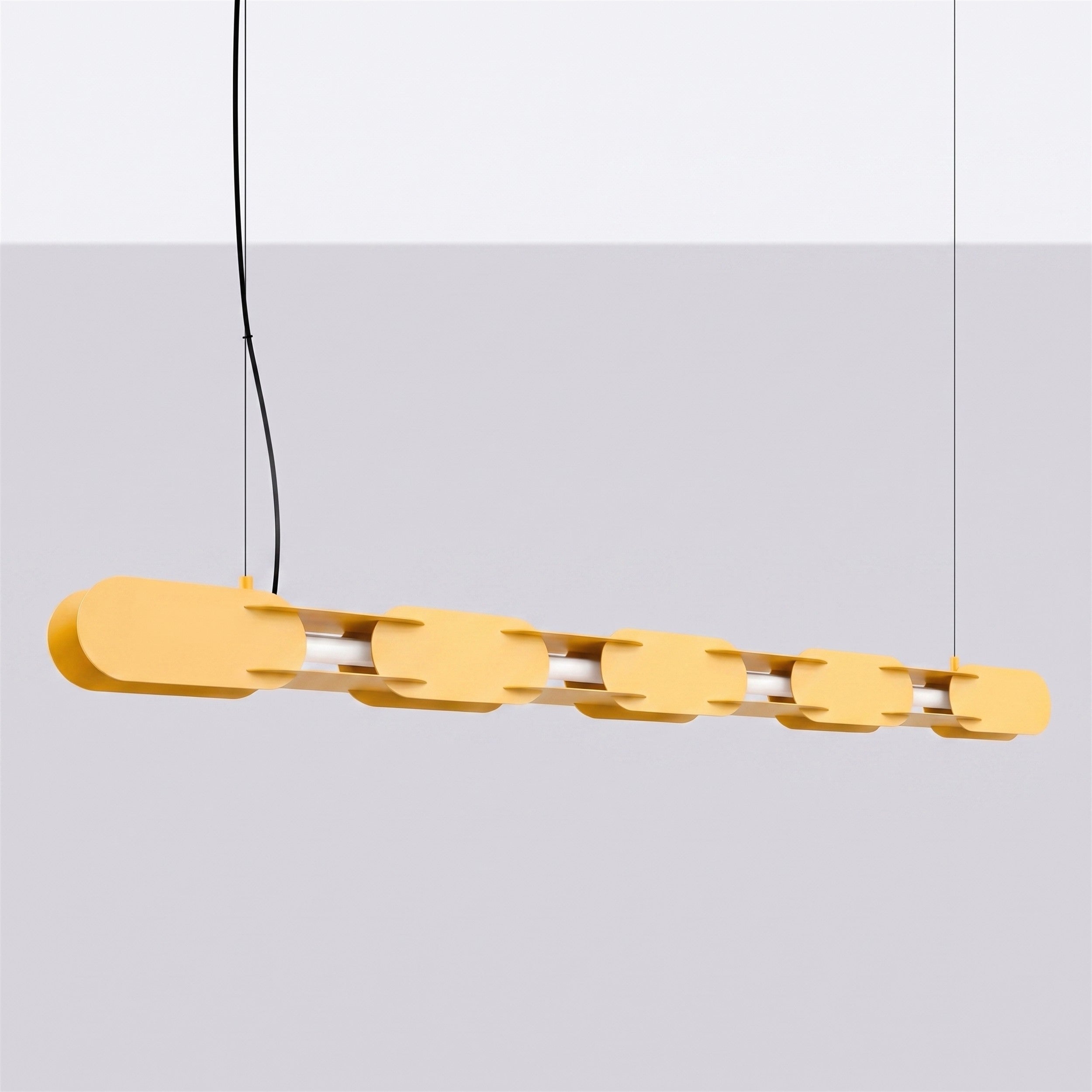 Lampa wisząca Chain 158 cm LED żółta
