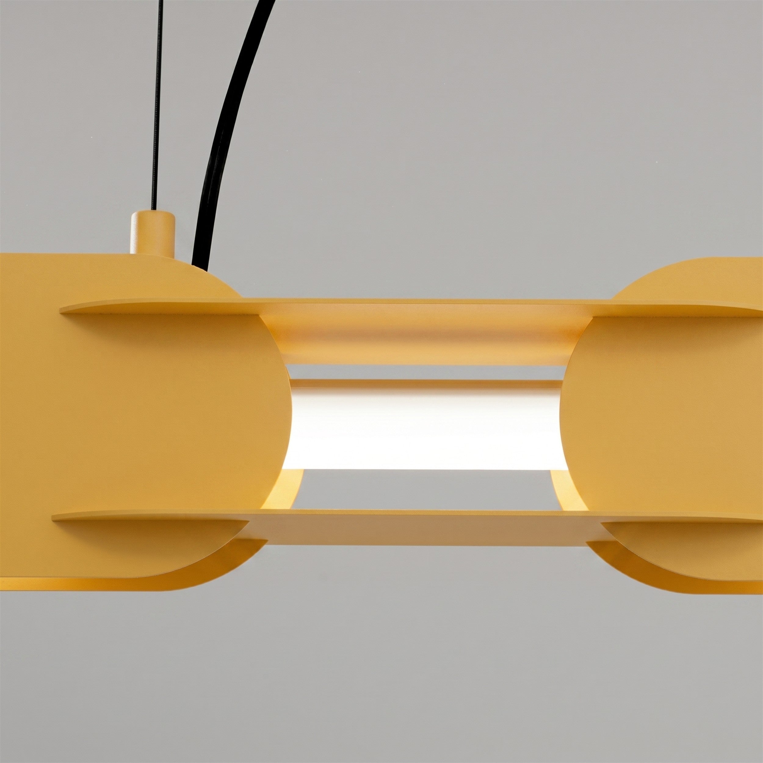 Lampa wisząca Chain 158 cm LED żółta