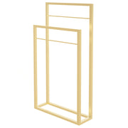 Wieszak na ręczniki Richily stojący złoty 50x25x90 cm