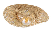 Plafon Havana 39x50 cm rattanowy