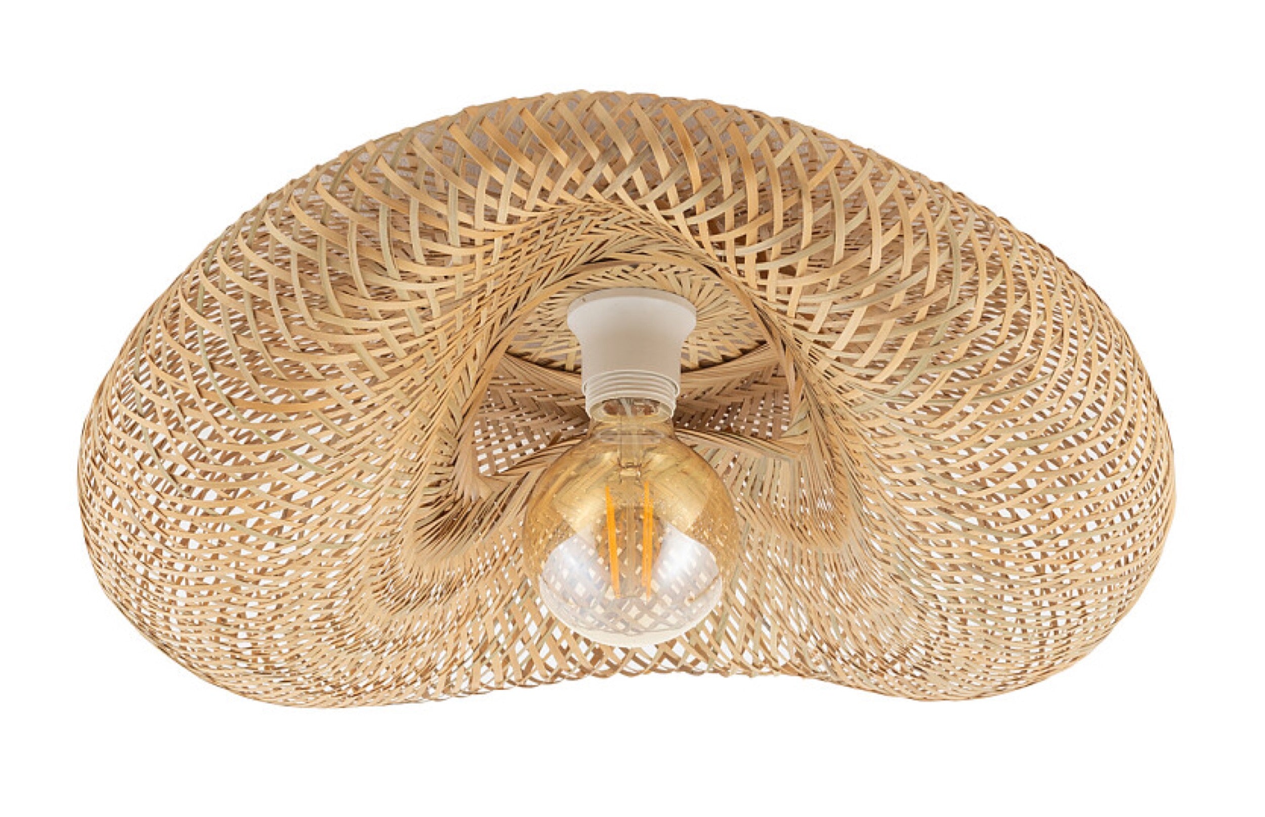 Plafon Havana 44x60 cm rattanowy