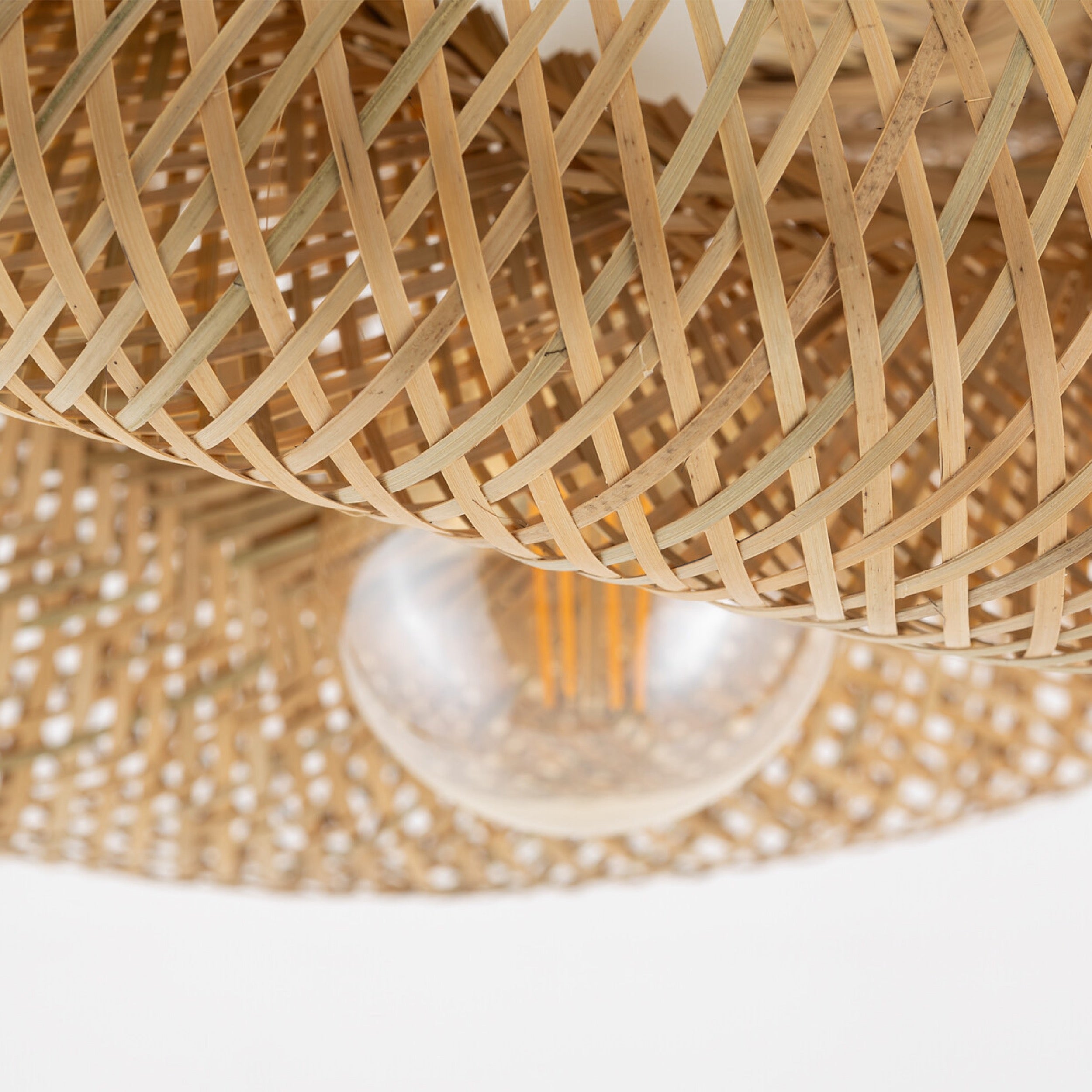 Plafon Havana 44x60 cm rattanowy