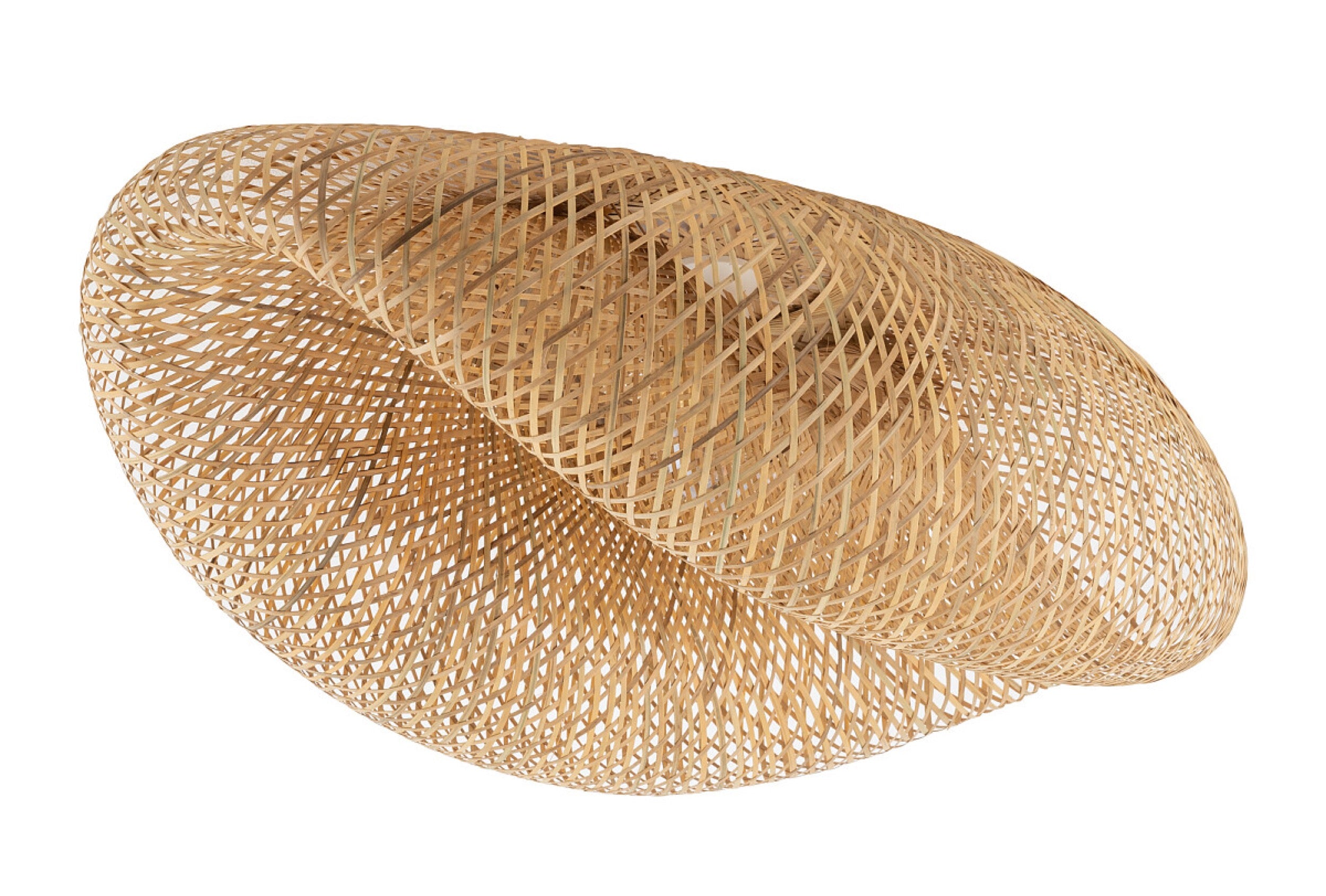 Plafon Havana 59x80 cm rattanowy