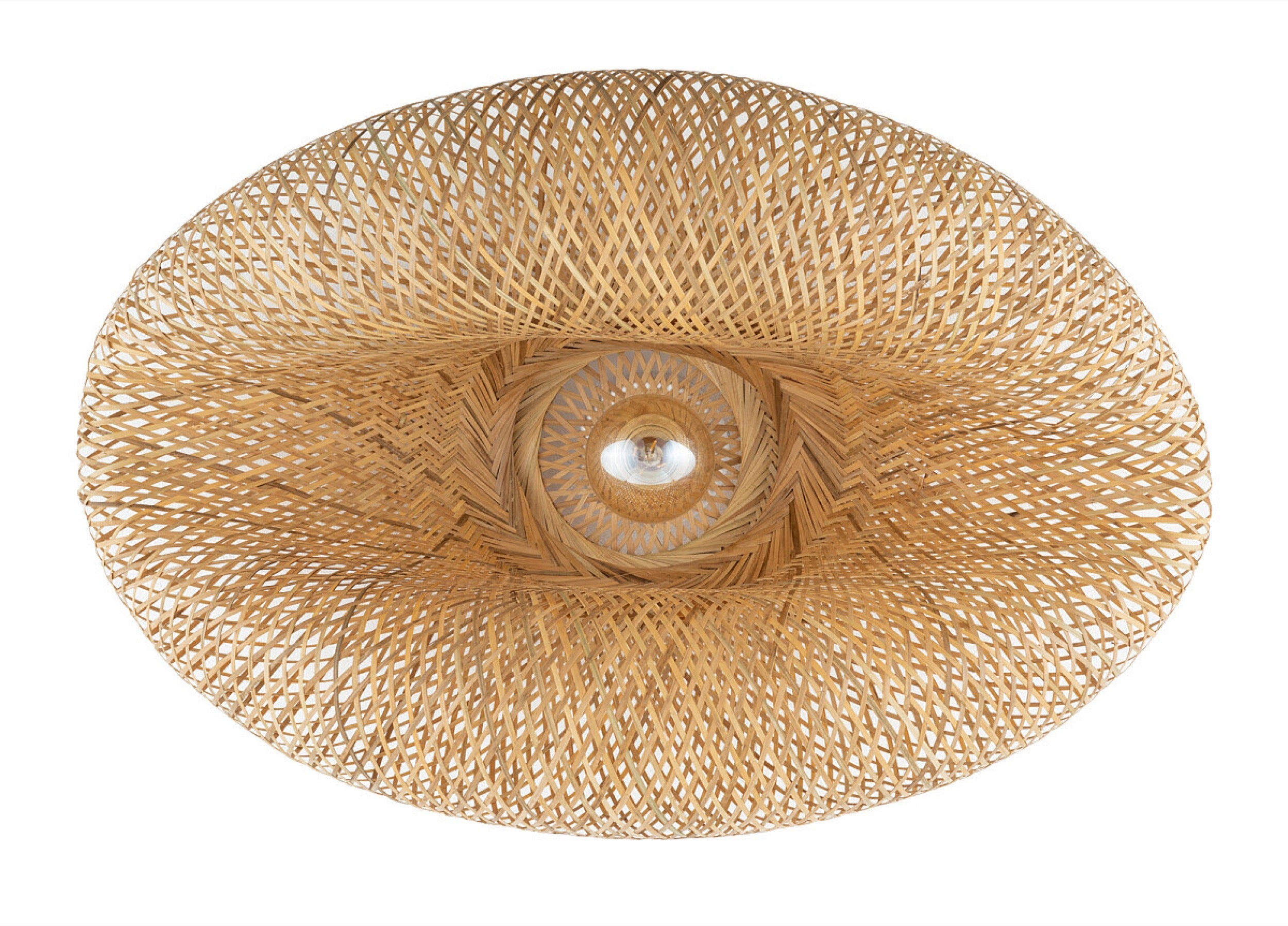 Plafon Havana 59x80 cm rattanowy