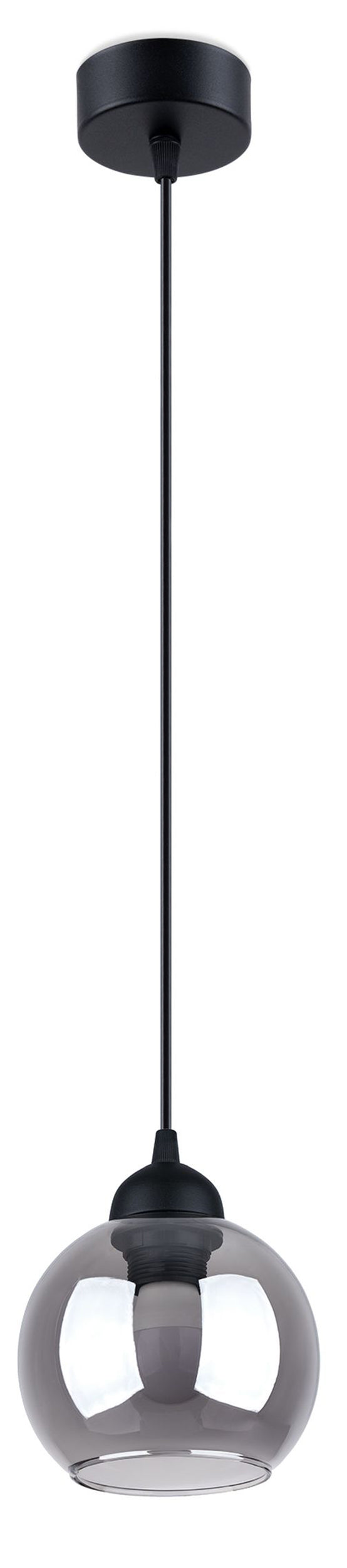 Lampa wisząca Crosians średnica 15 cm czarna