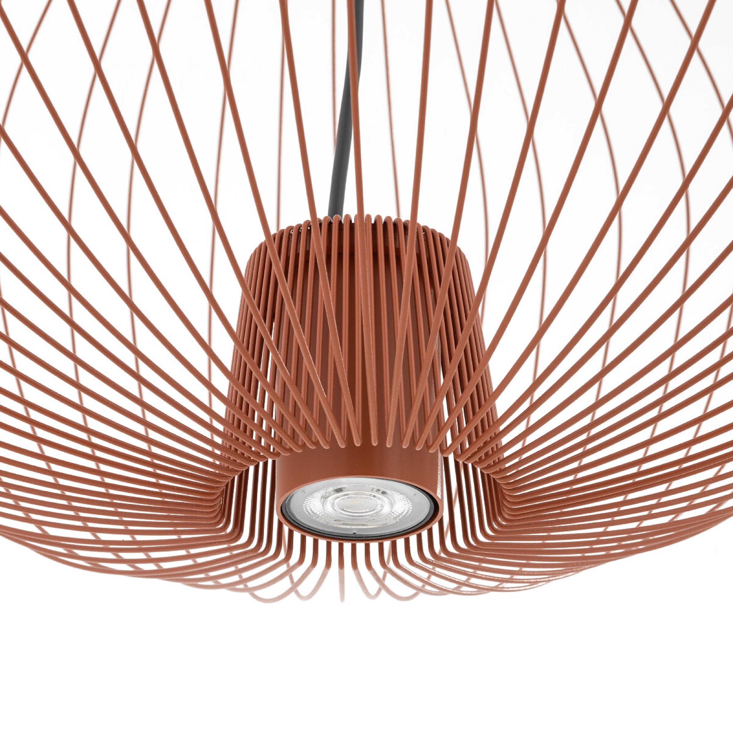 Lampa wisząca Pumpkin 45x70 cm terracotta