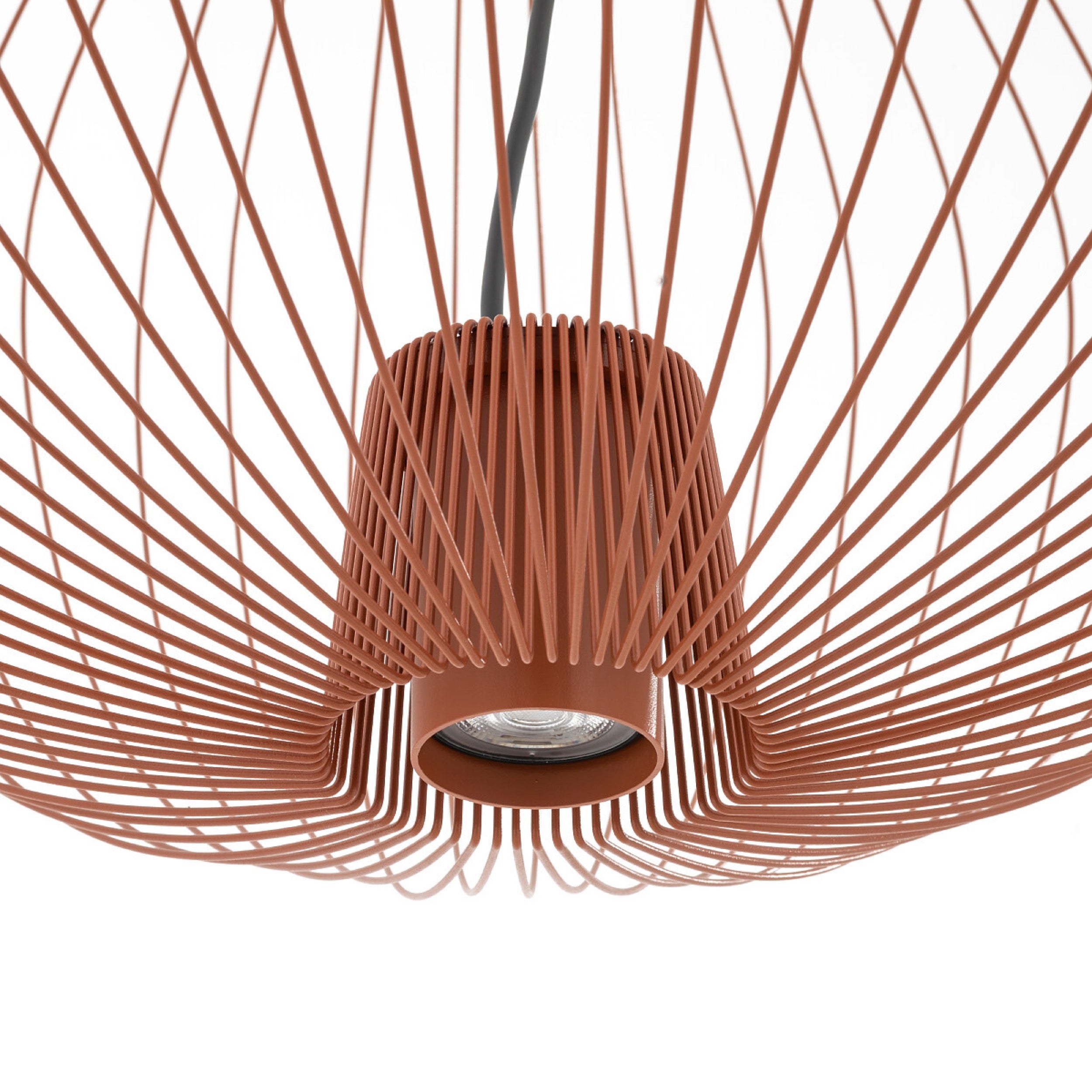 Lampa wisząca Pumpkin 45x70 cm terracotta