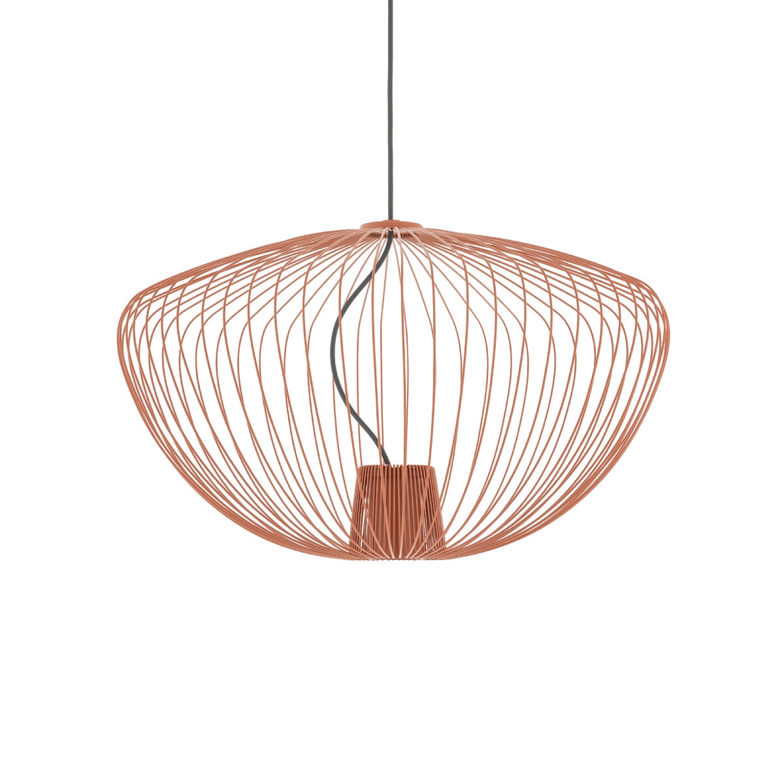 Lampa wisząca Pumpkin 33x54.5 cm terracotta