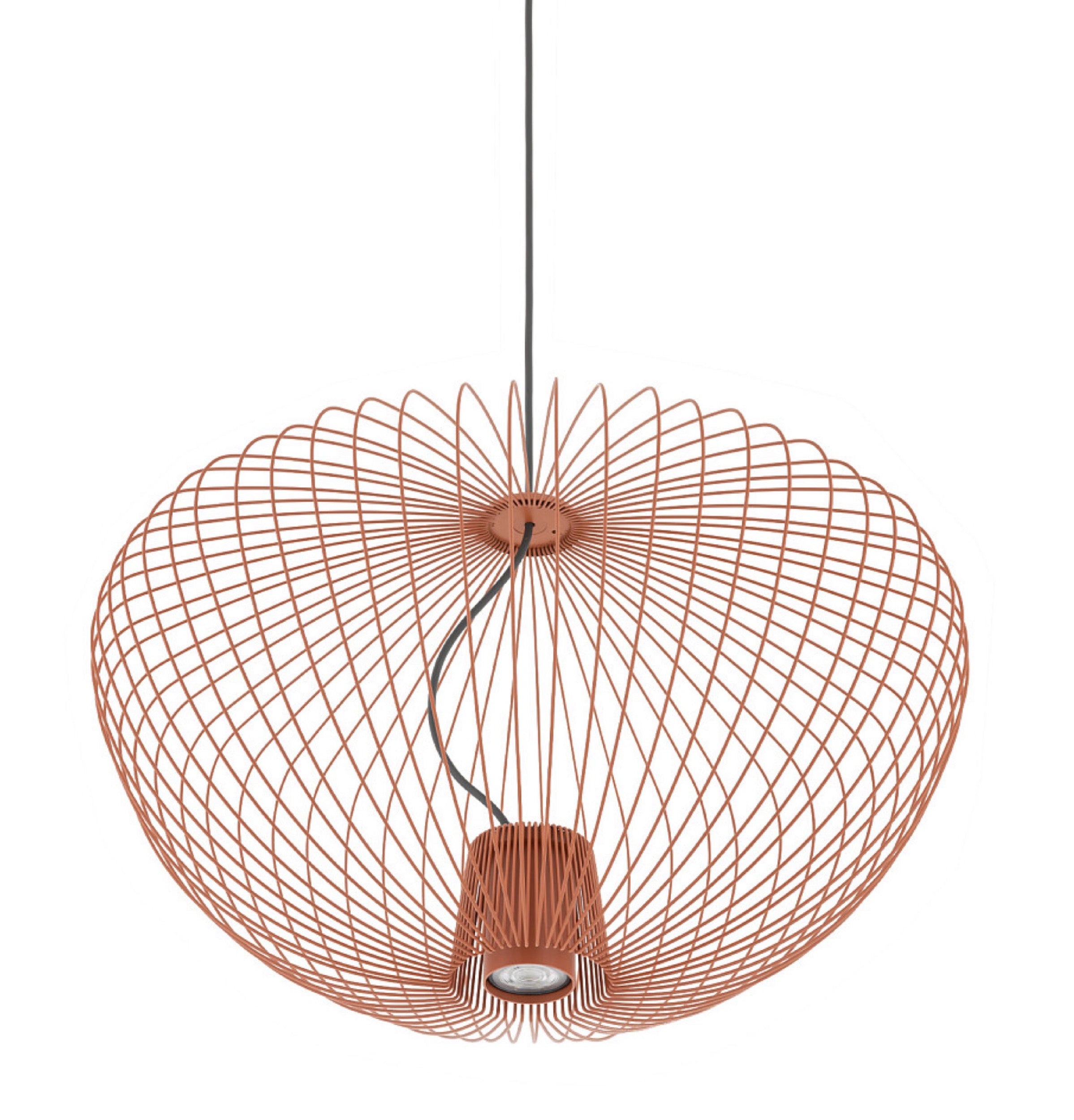 Lampa wisząca Pumpkin 33x54.5 cm terracotta