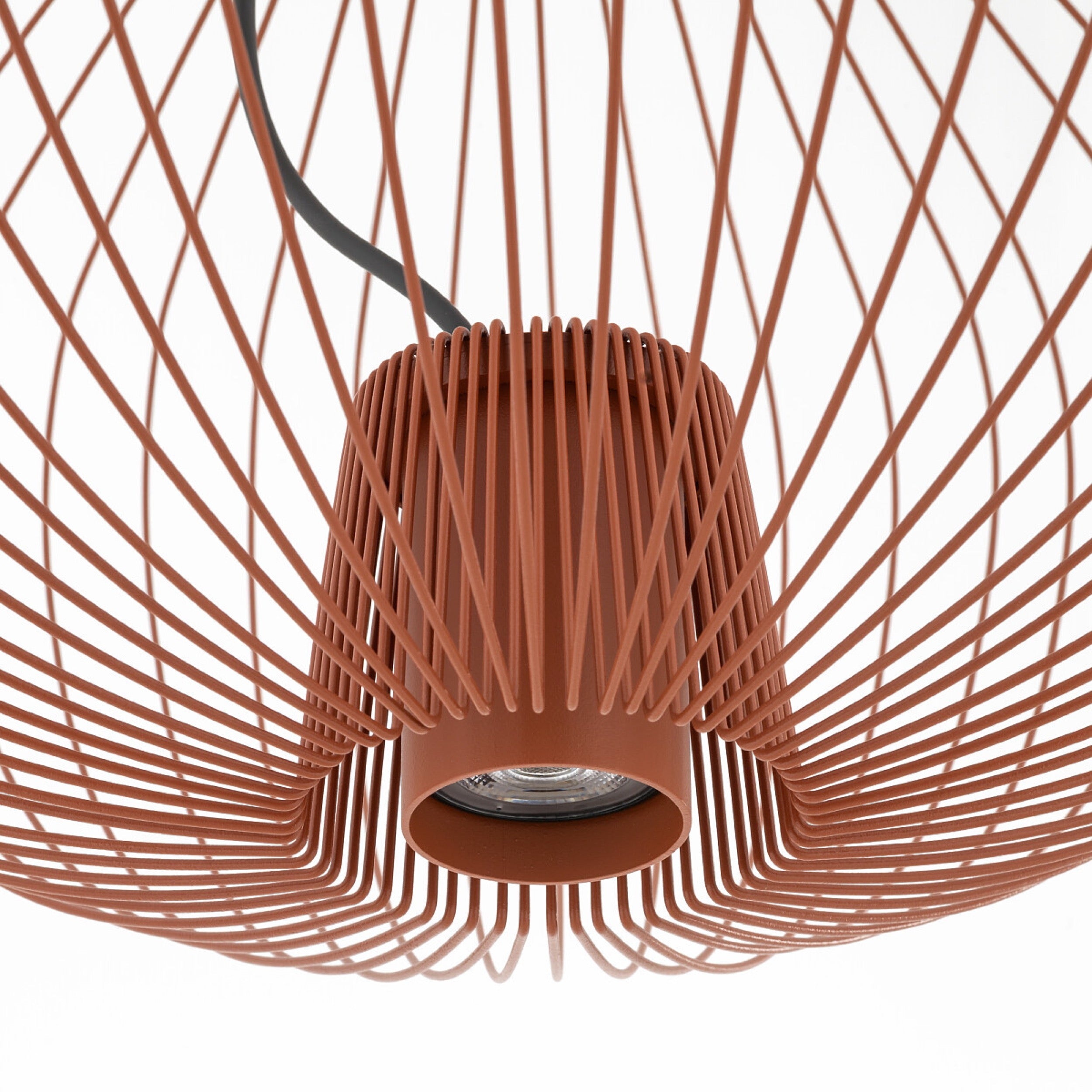 Lampa wisząca Pumpkin 33x54.5 cm terracotta