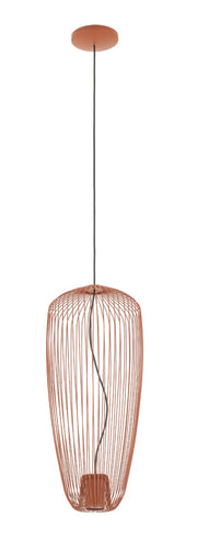 Lampa wisząca Pumpkin 27x65 cm terracotta