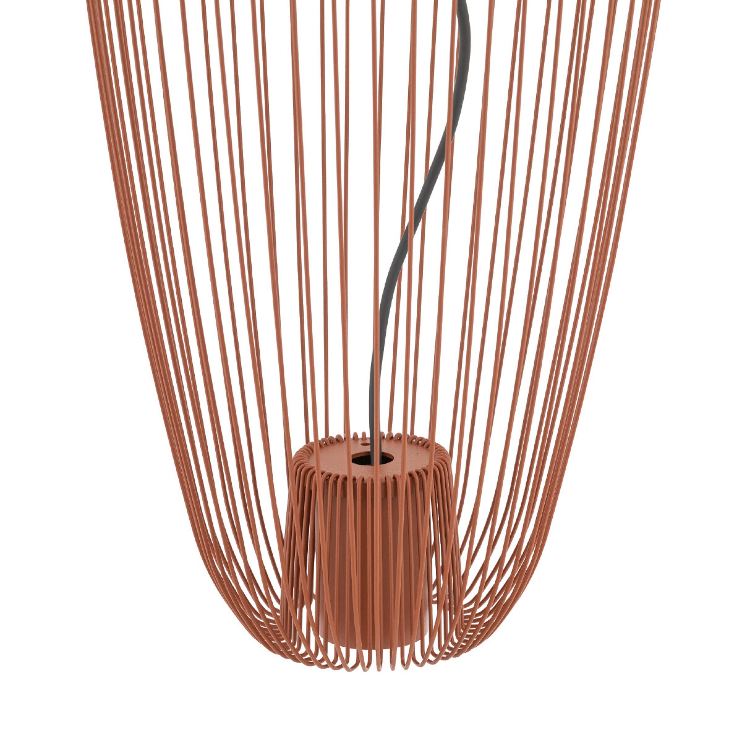 Lampa wisząca Pumpkin 27x65 cm terracotta