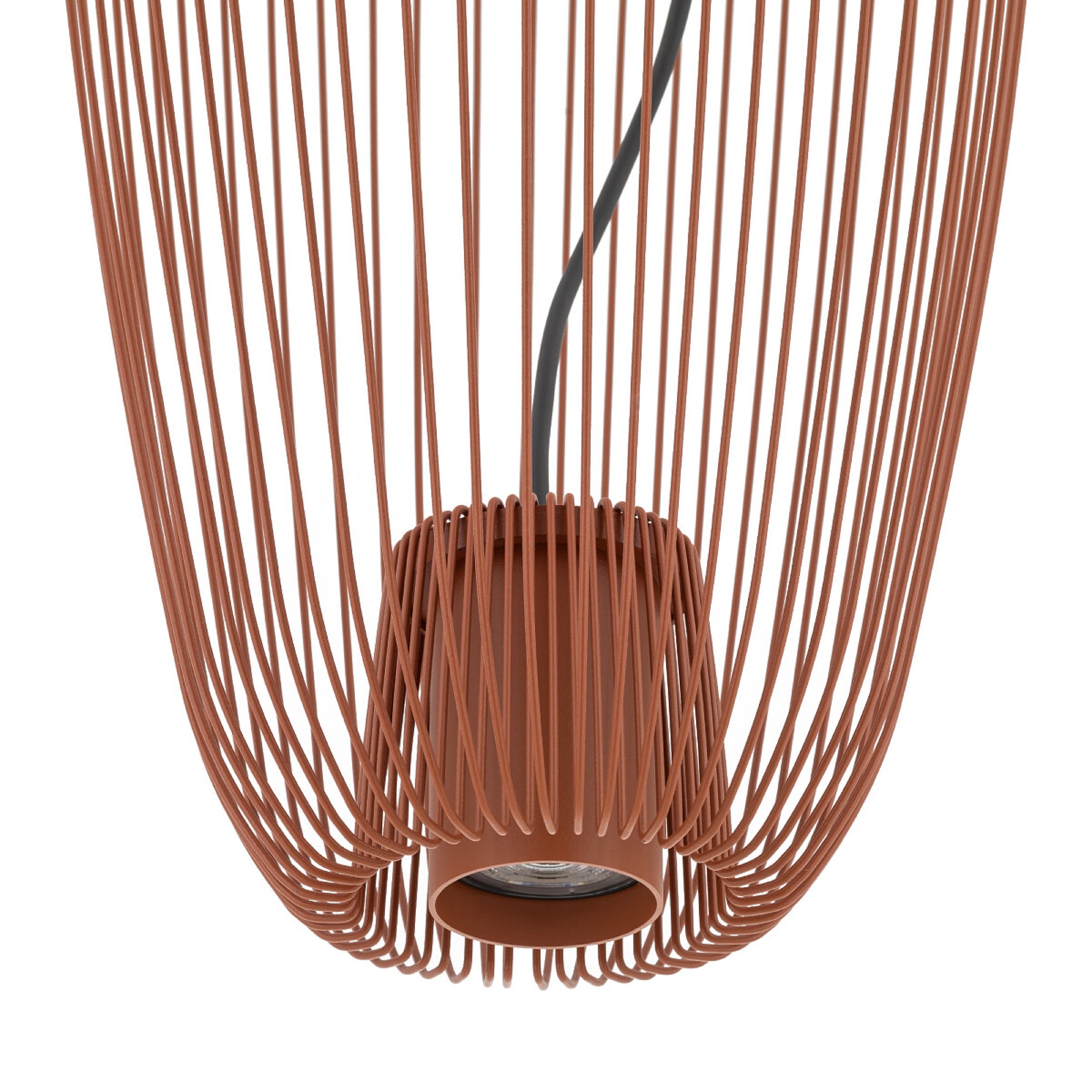 Lampa wisząca Pumpkin 27x65 cm terracotta