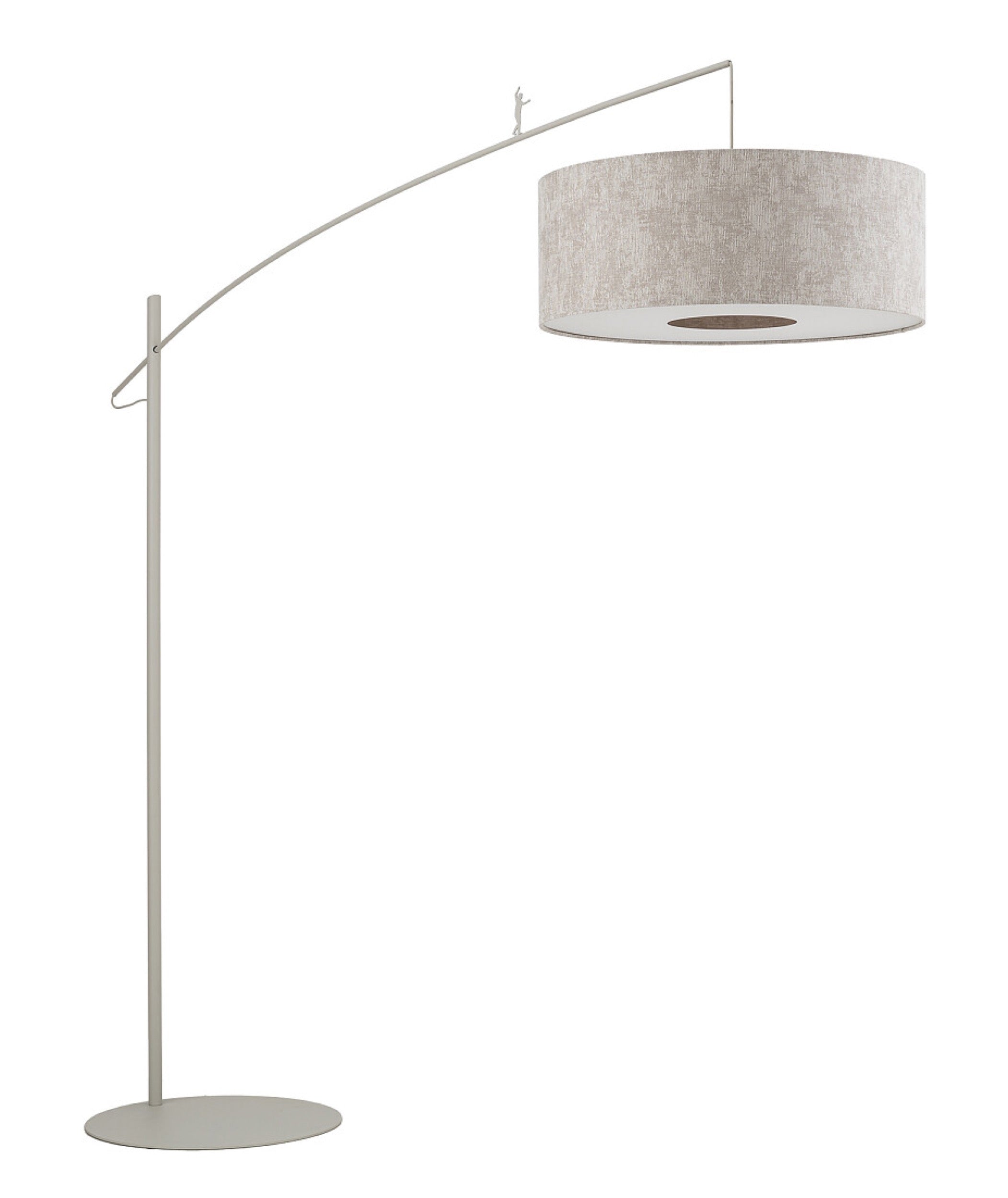 Lampa podłogowa Poise 230x255 cm szara