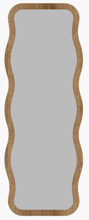 Lustro stojące Aror 160x50 cm w brązowej ramie