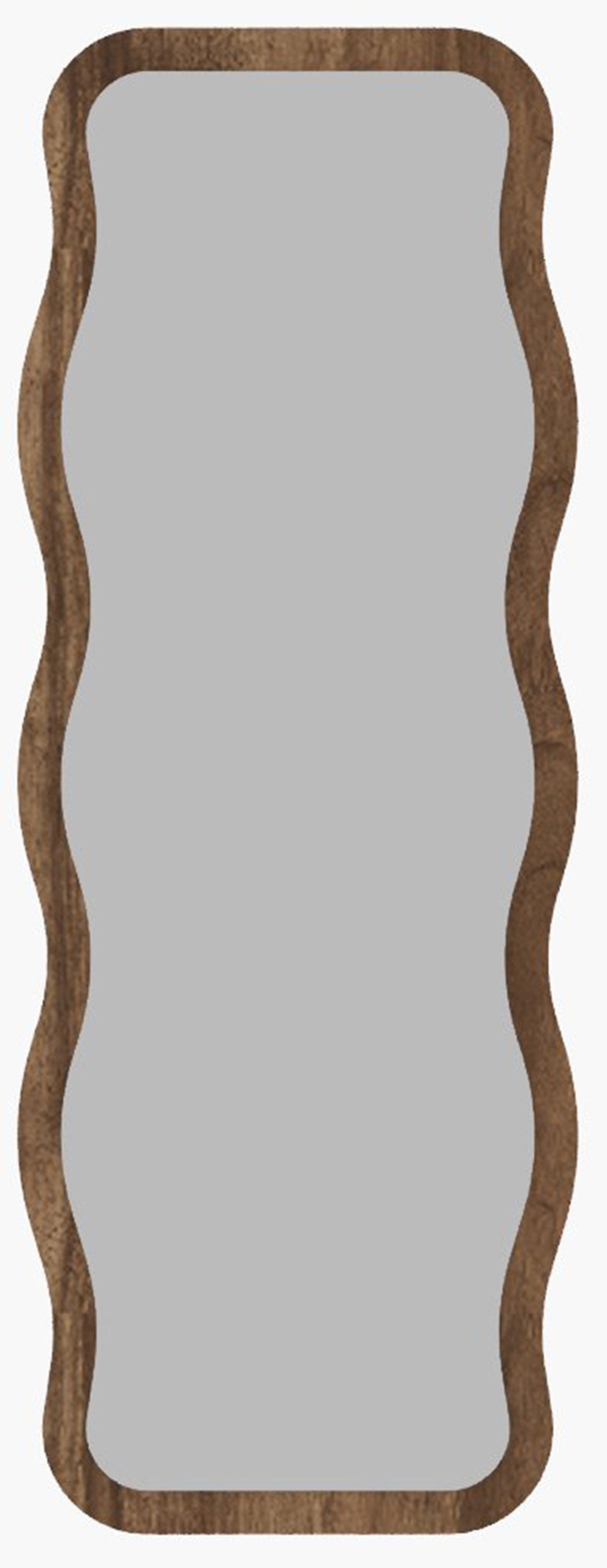 Lustro stojące Aror 160x50 cm w ciemnobrązowej ramie