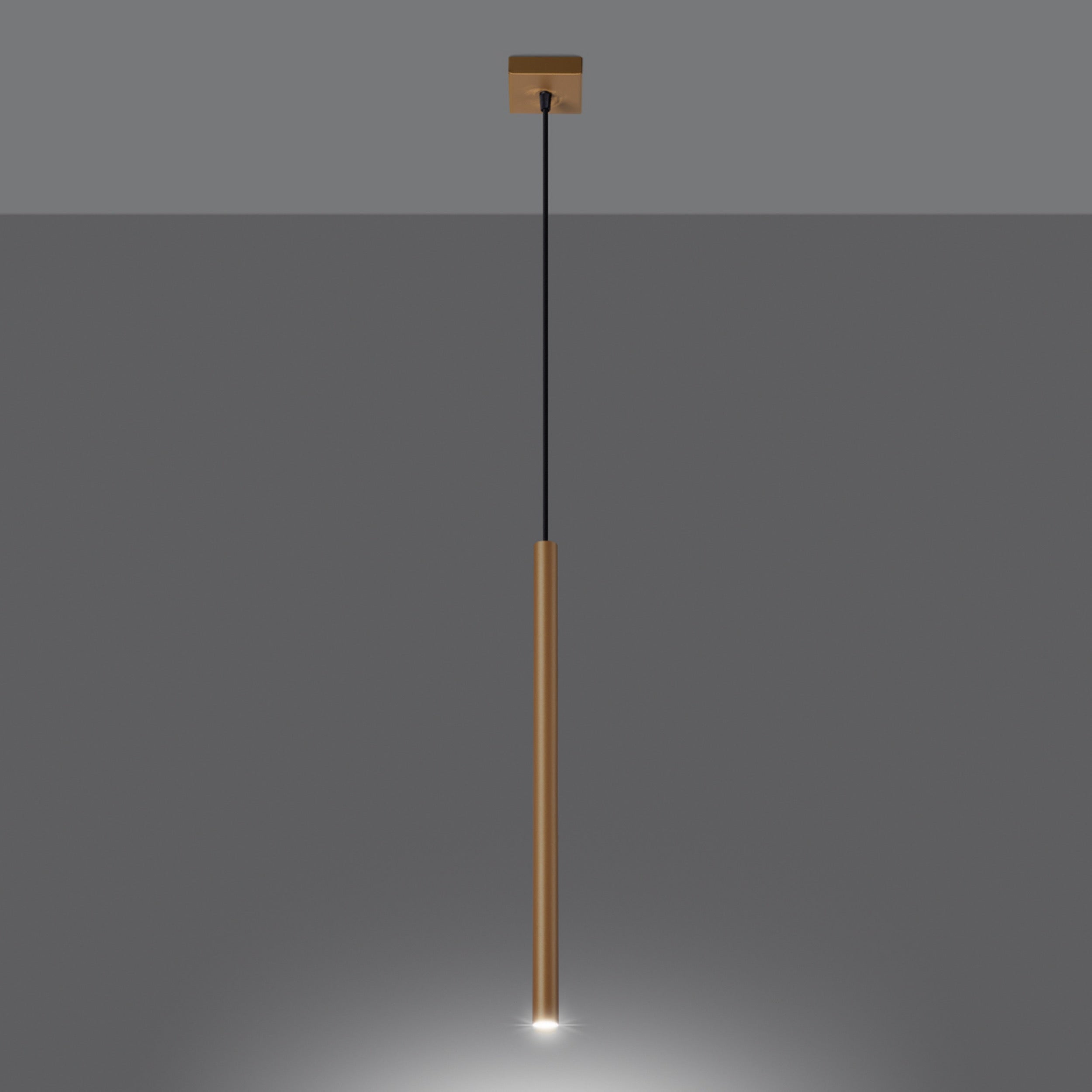 Lampa wisząca Pastelo 1 złota