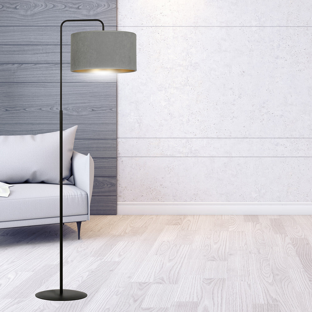 Lampa podłogowa Hellid 150 cm szara
