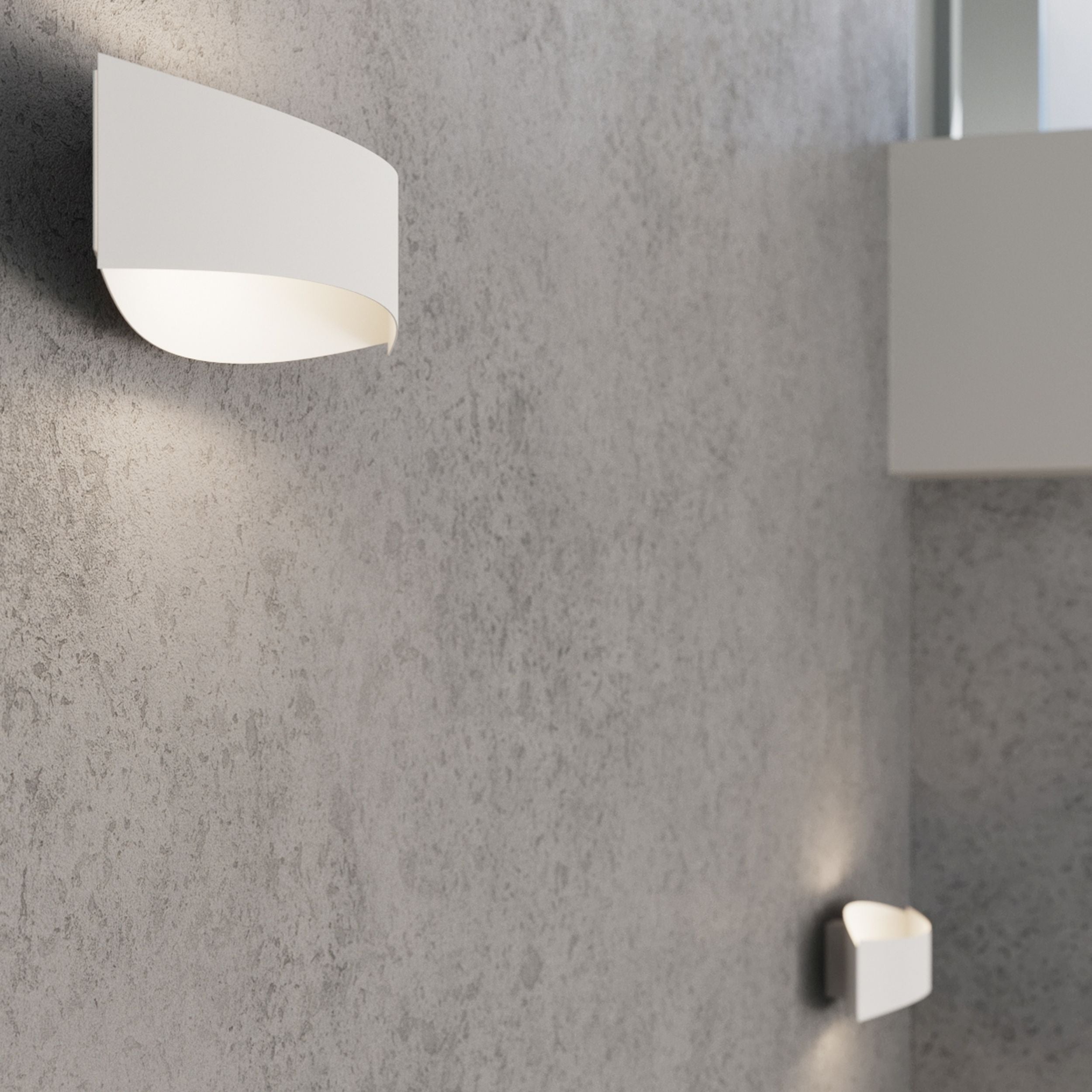 Kinkiet ścienny Minave 30x12 cm stalowy biały