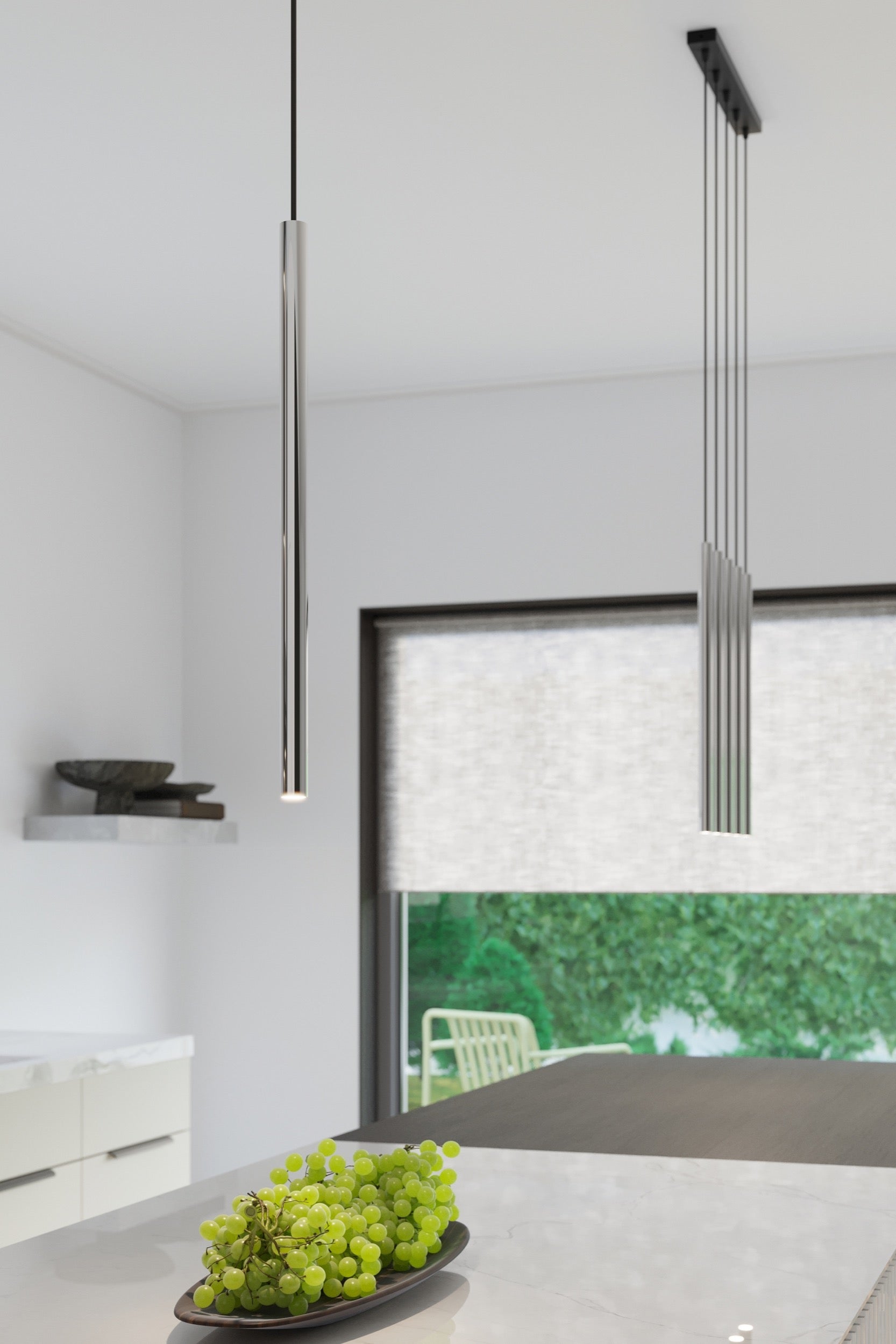 Lampa wisząca Pastelo 1 chrom