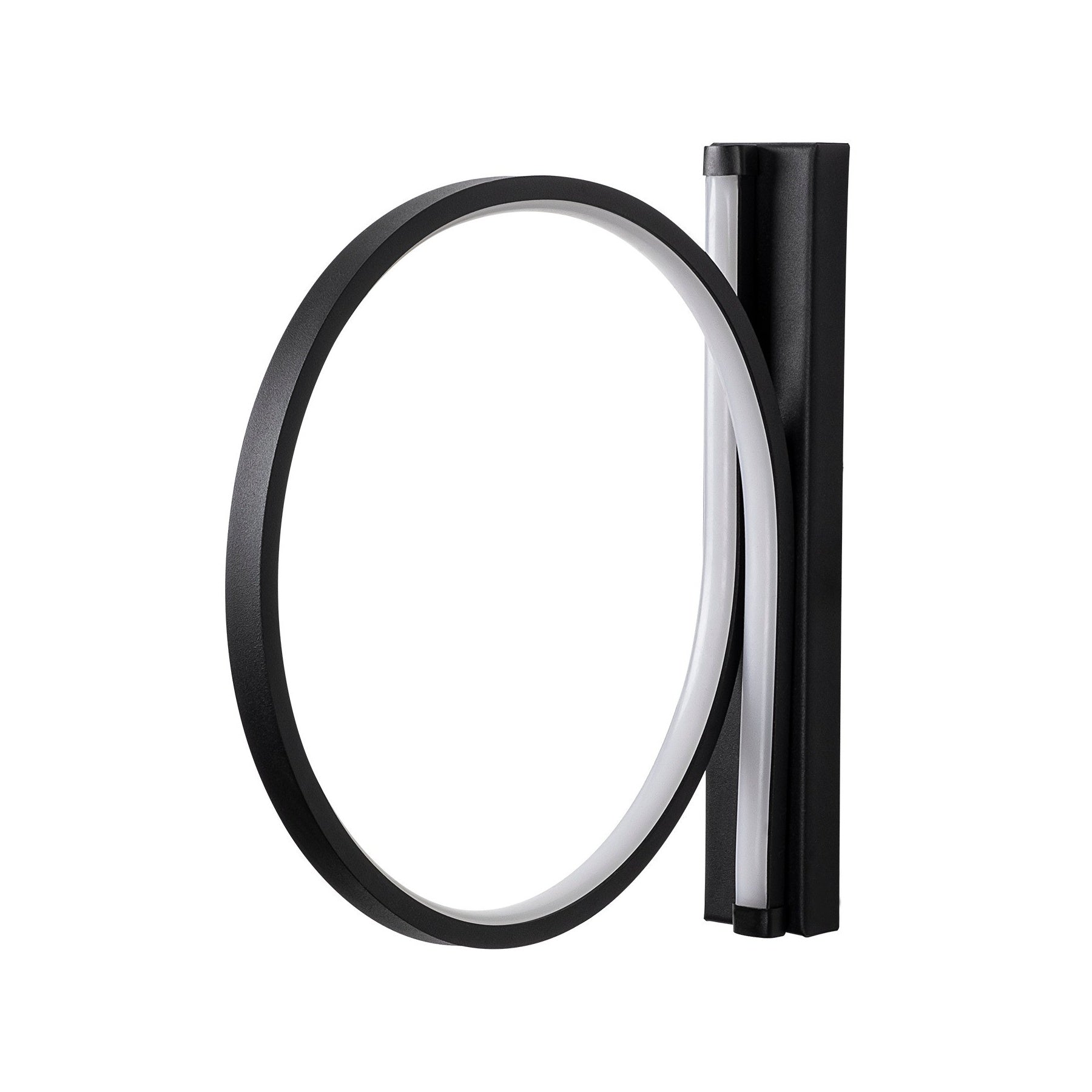 Lampa ścienna Soyally średnica 30 cm czarna