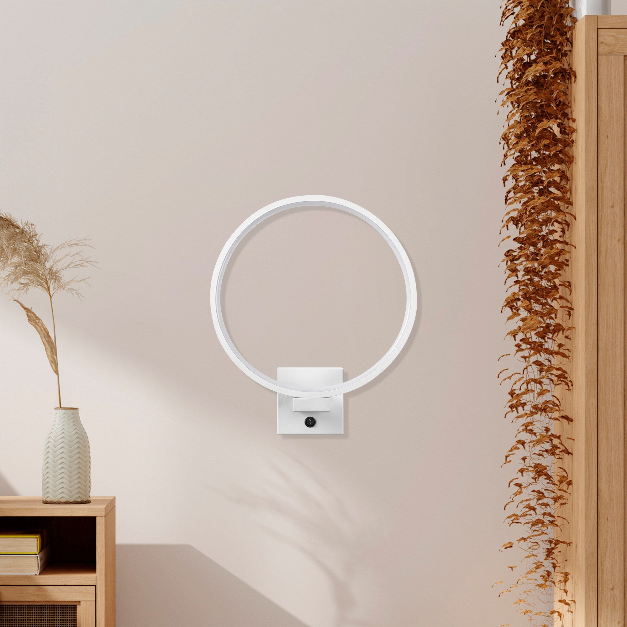 Lampa ścienna Soyally biała
