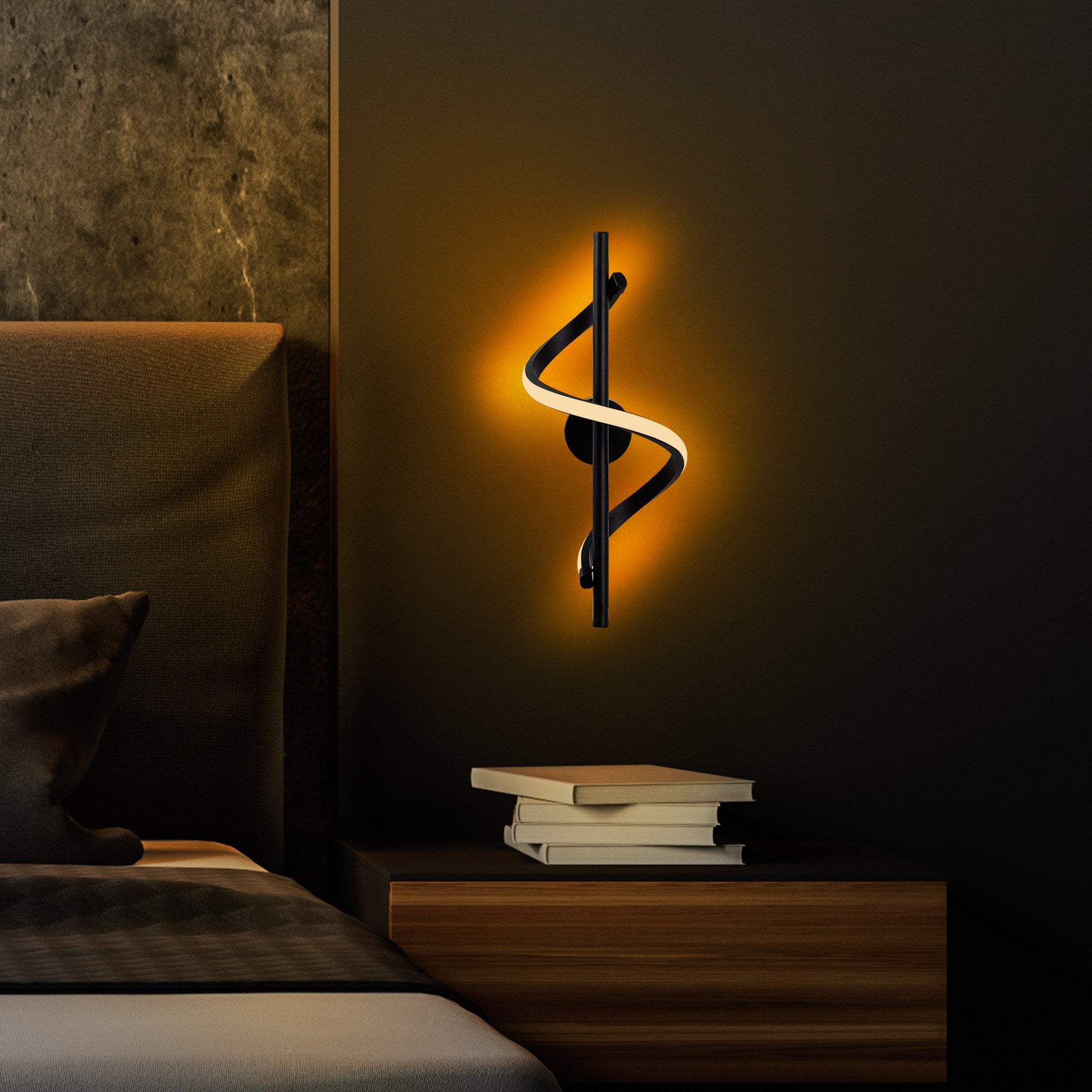Lampa ścienna Debarrors czarna