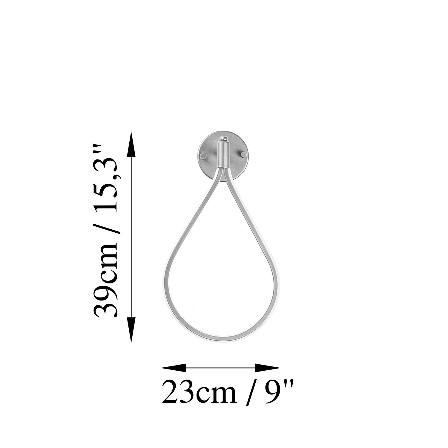 Lampa ścienna Gotory chromowana