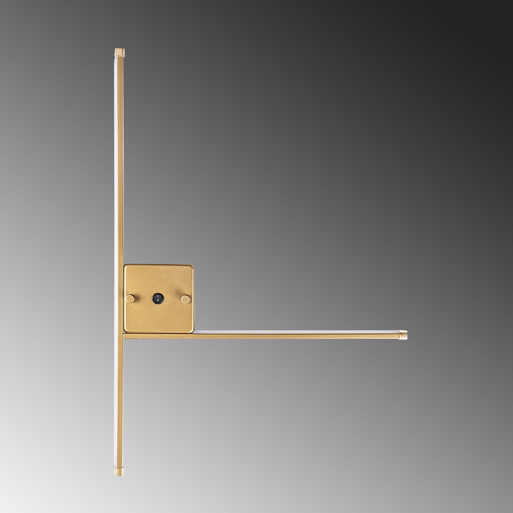 Lampa ścienna Spoirsey złota