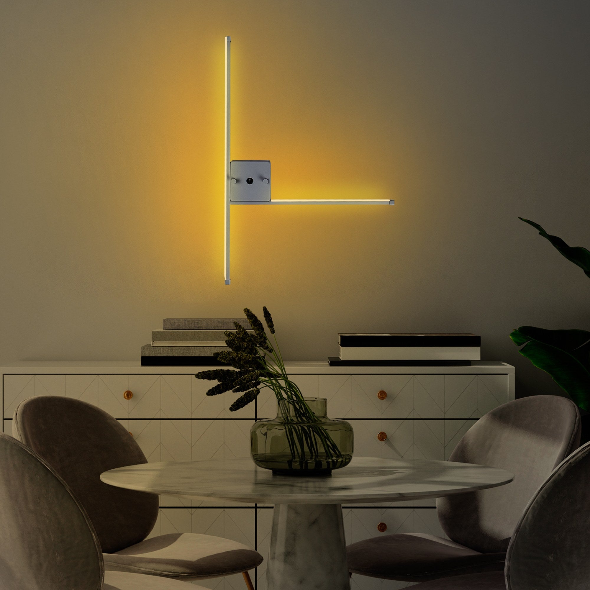 Lampa ścienna Spoirsey szara