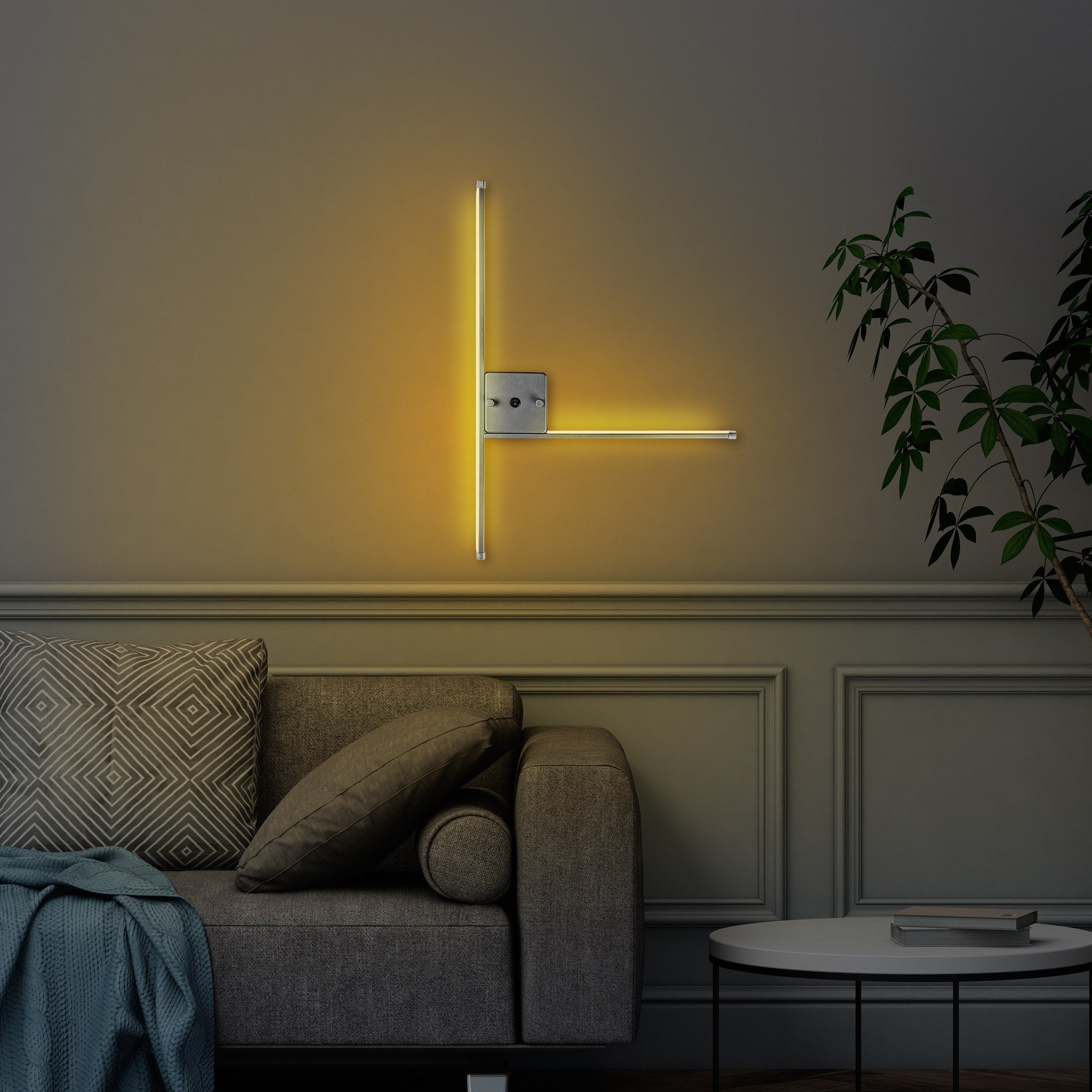 Lampa ścienna Spoirsey szara