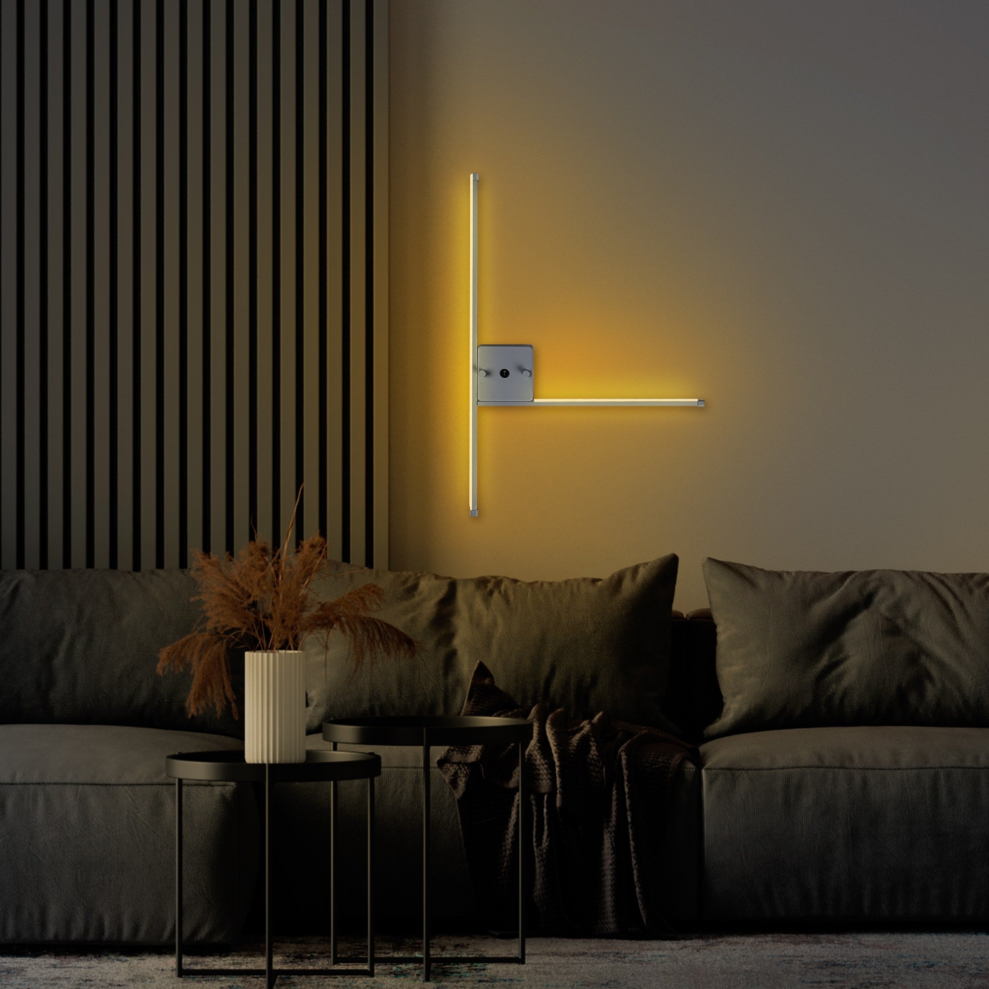 Lampa ścienna Spoirsey chromowana