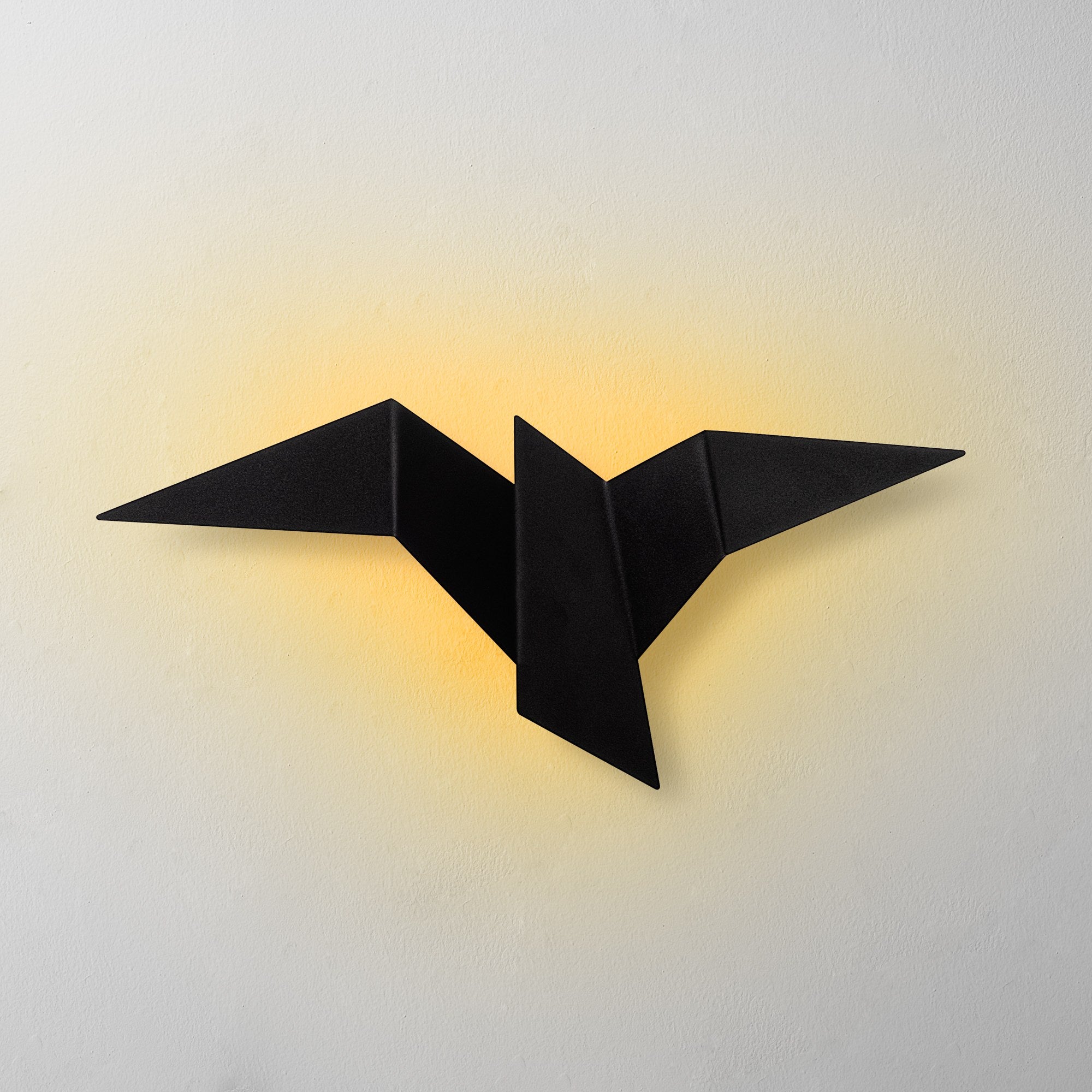 Lampa ścienna Denched 56 cm czarna