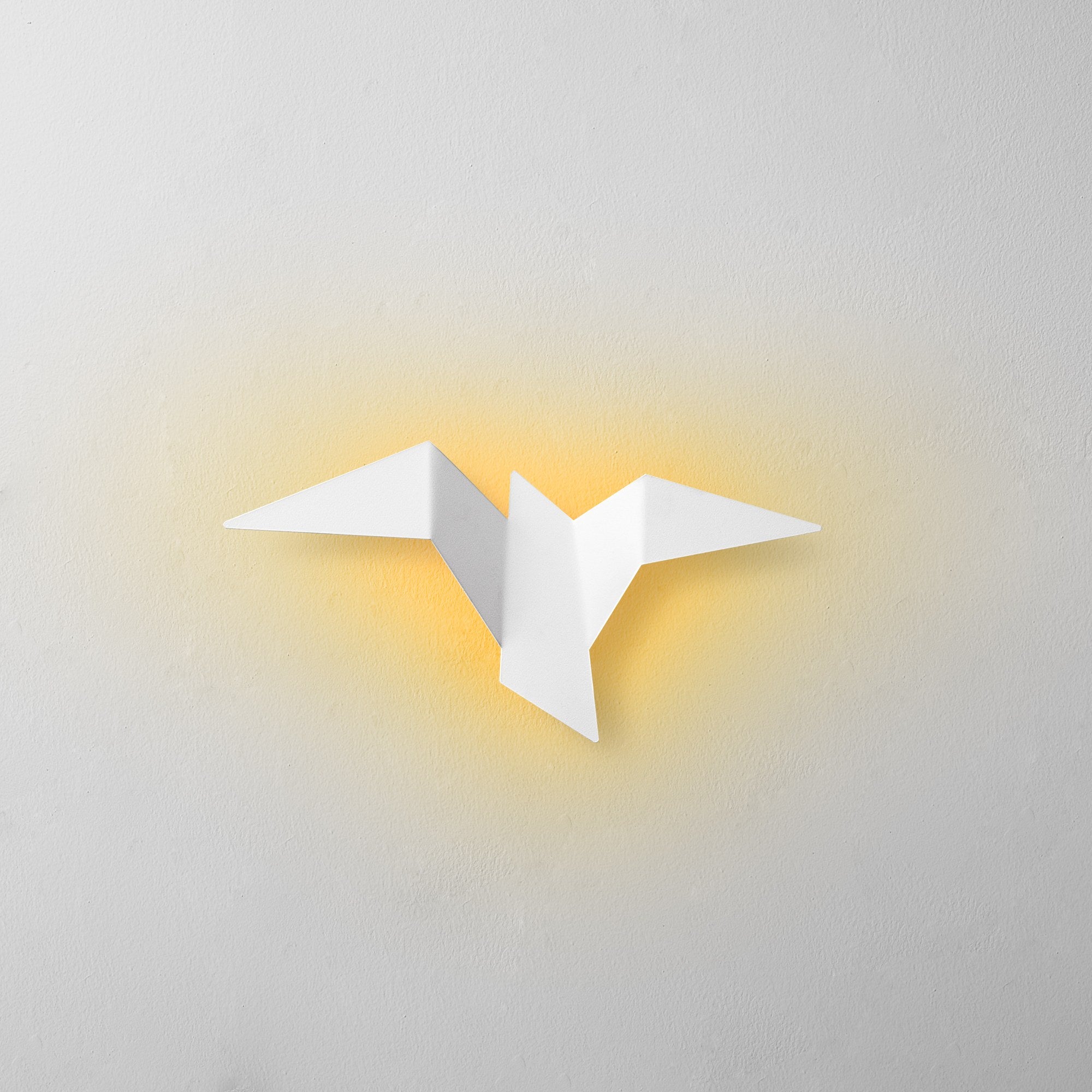 Lampa ścienna Denched 31 cm biała