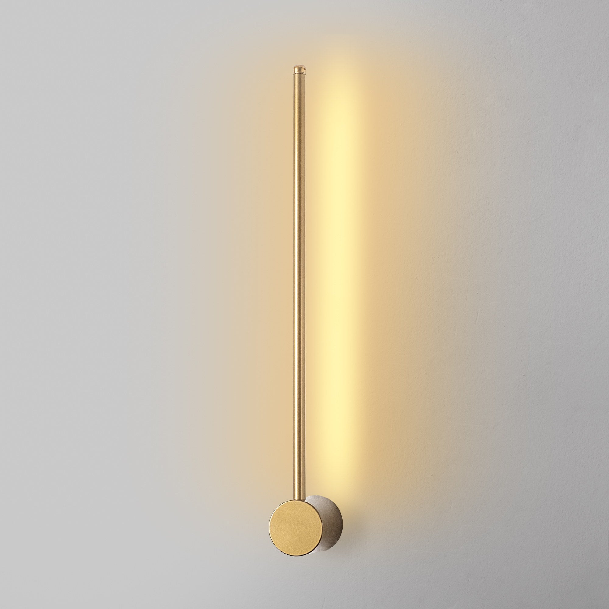 Lampa ścienna Walriefle 62 cm złota