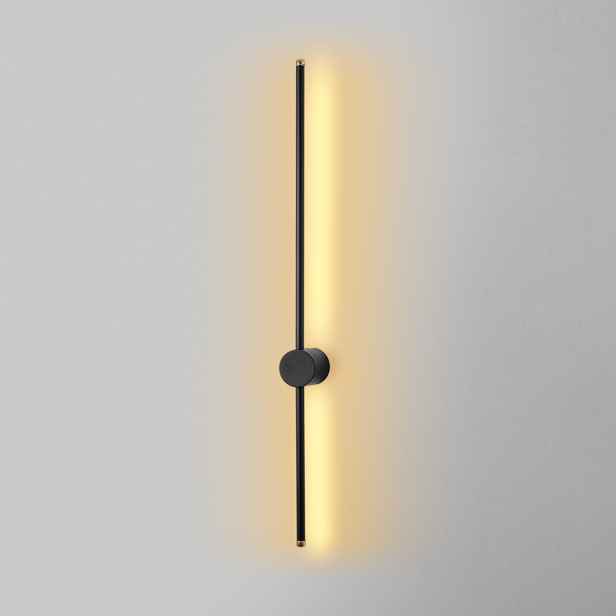 Lampa ścienna Walriefle 91 cm czarna