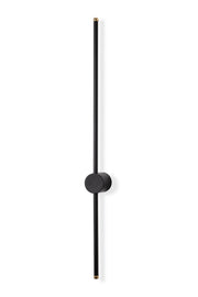 Lampa ścienna Walriefle 91 cm czarna