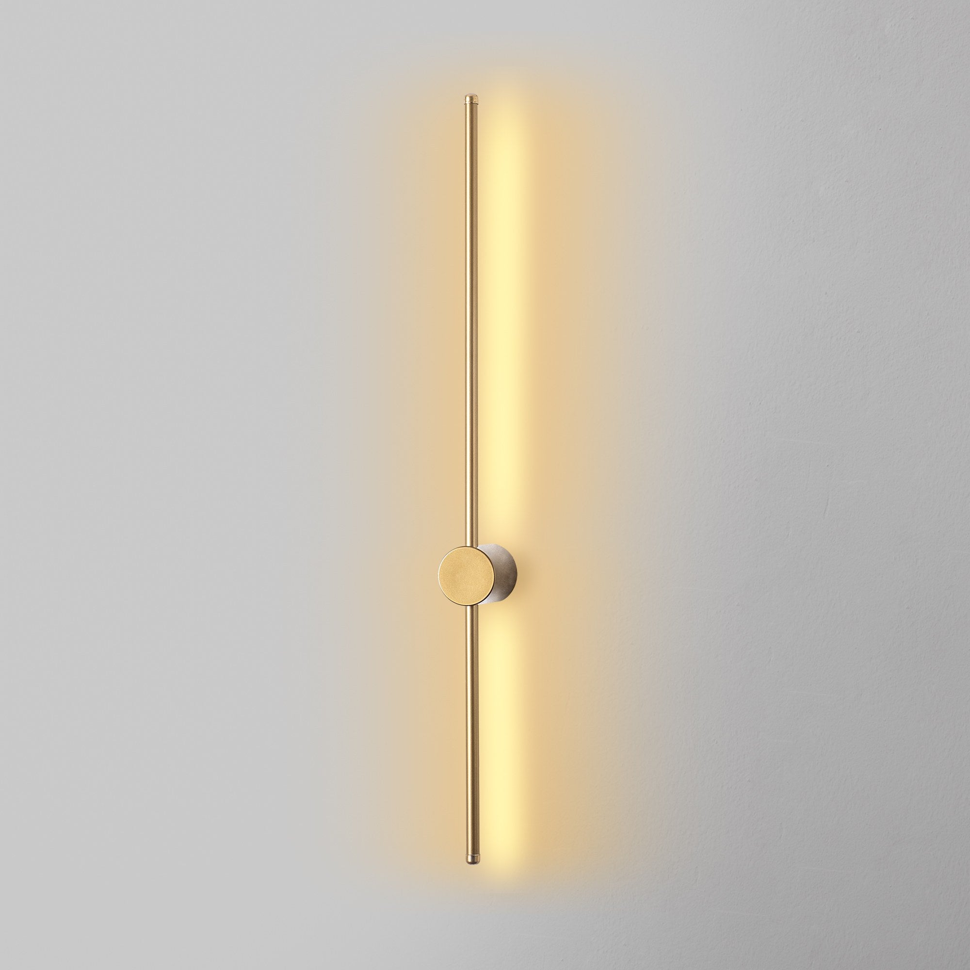 Lampa ścienna Walriefle 91 cm złota